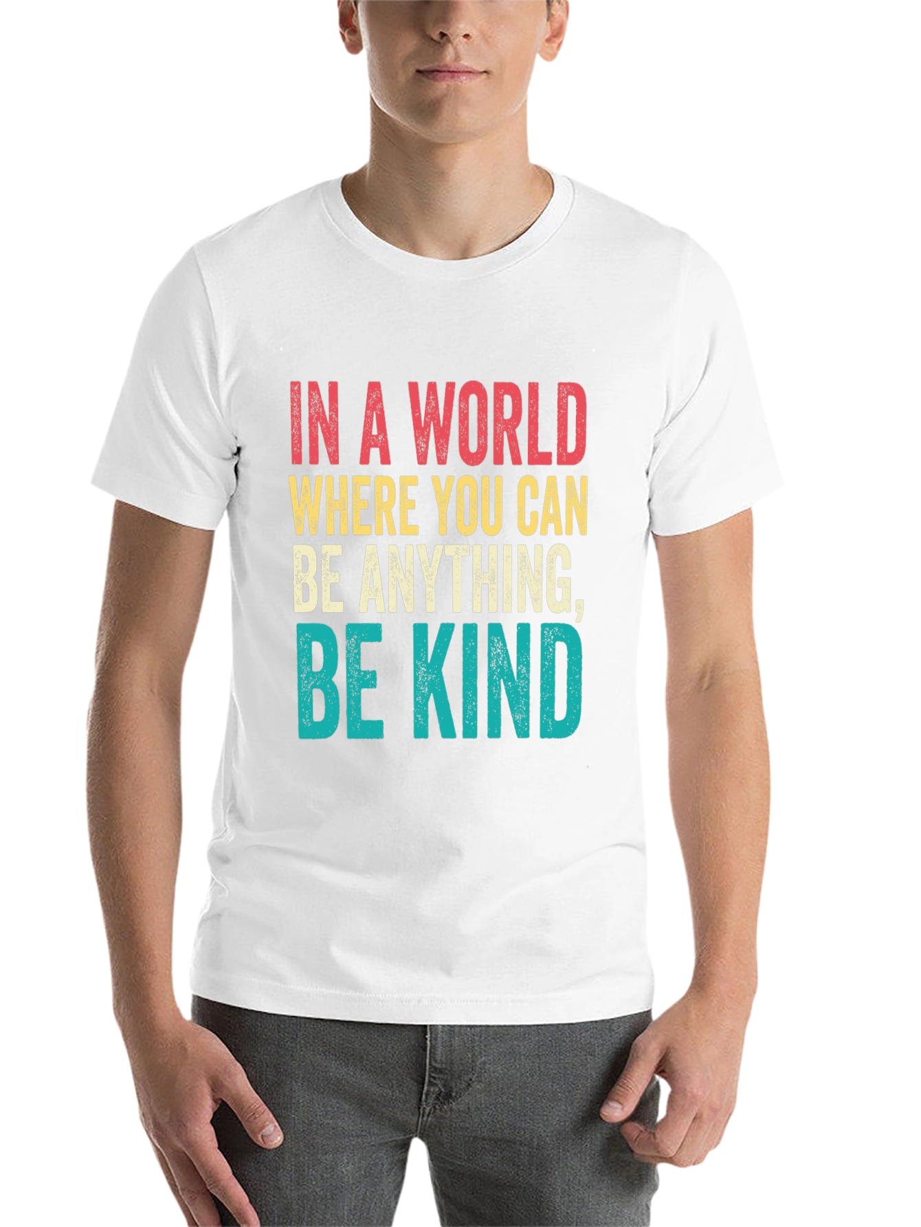 Black Be Kind T-Shirt - Inspirational Graphic Tee view 14