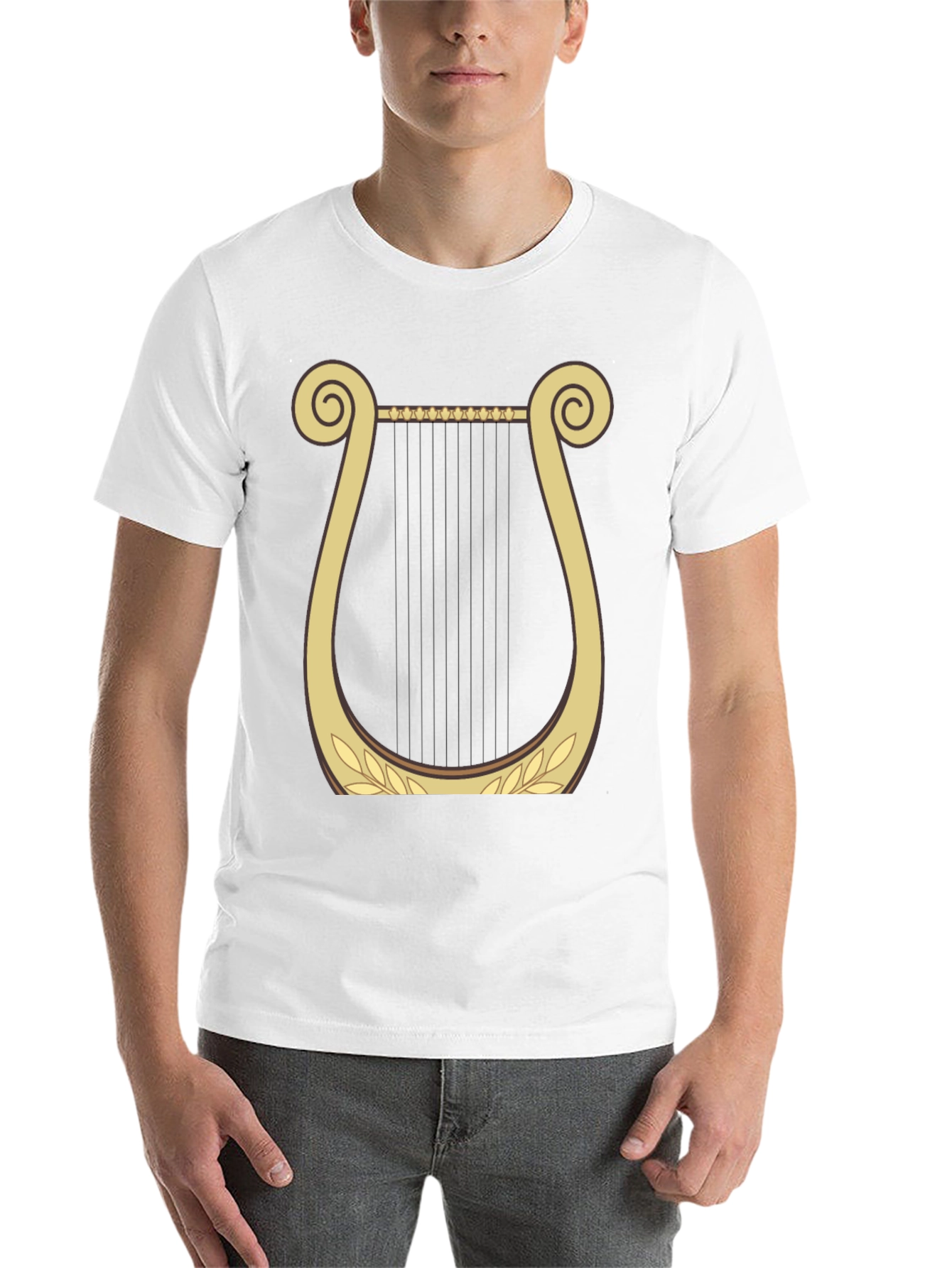 Black Lyre Graphic Tee - Black Cotton Comfort view 14