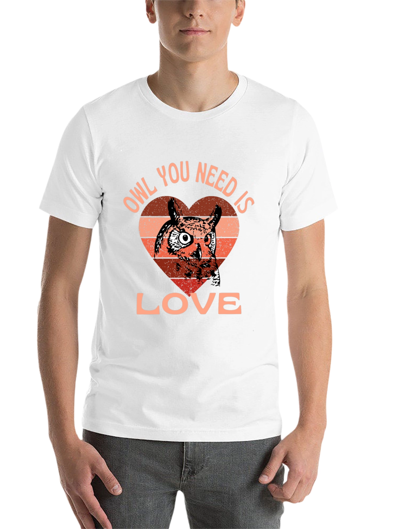 Black Owl You Need Is Love T-Shirt - Cute Bird Lover Tee view 14