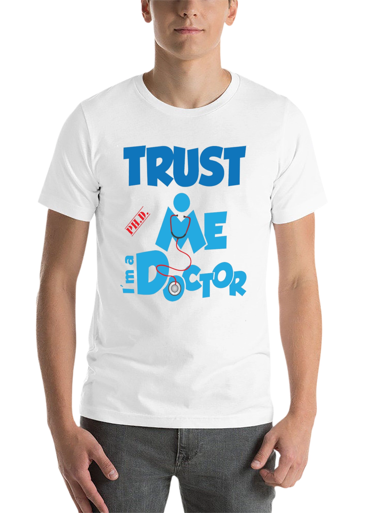 Black Trust Me Doctor T-Shirt view 14