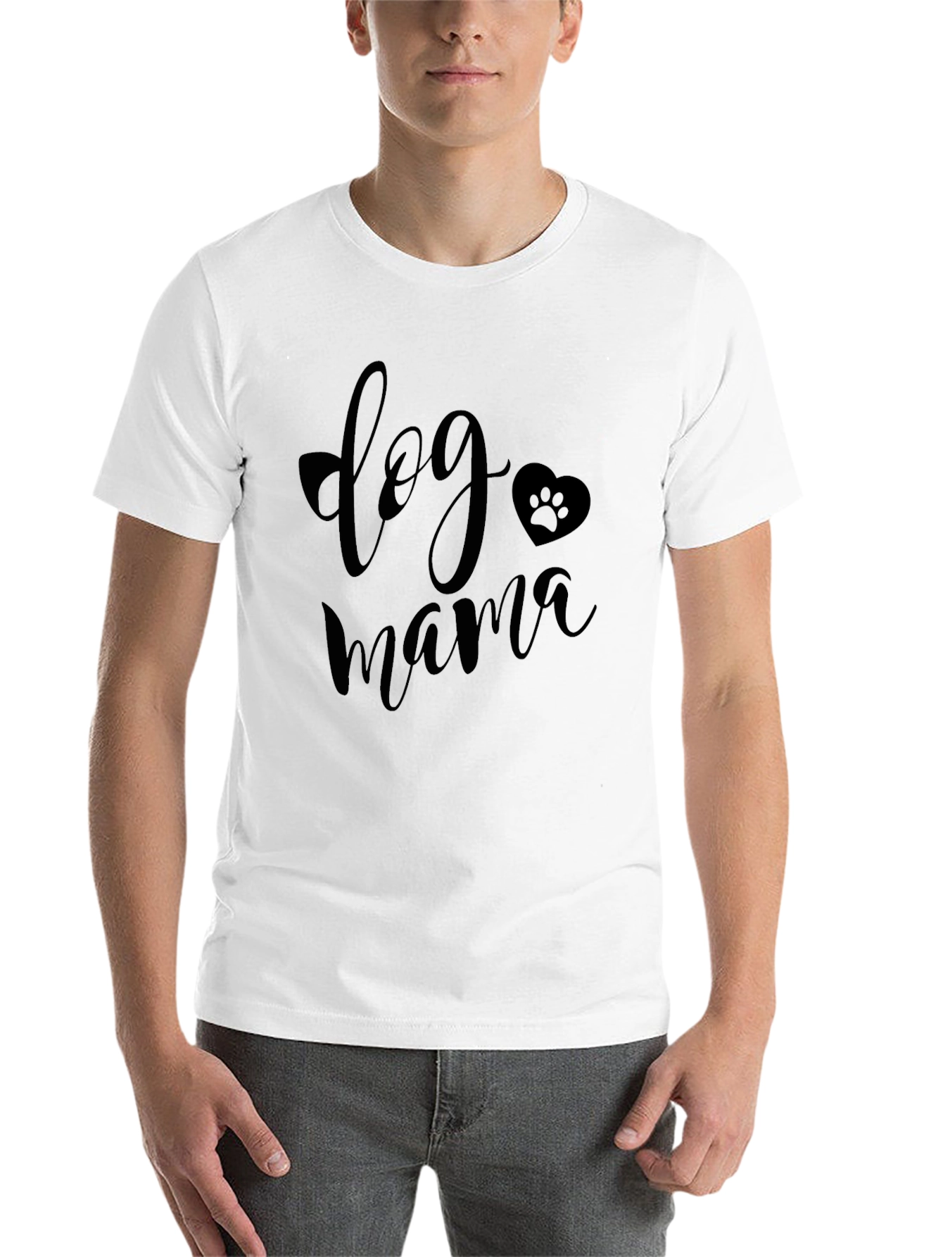 Black Dog Mama T-Shirt - Stylish Pet Lover Apparel view 14