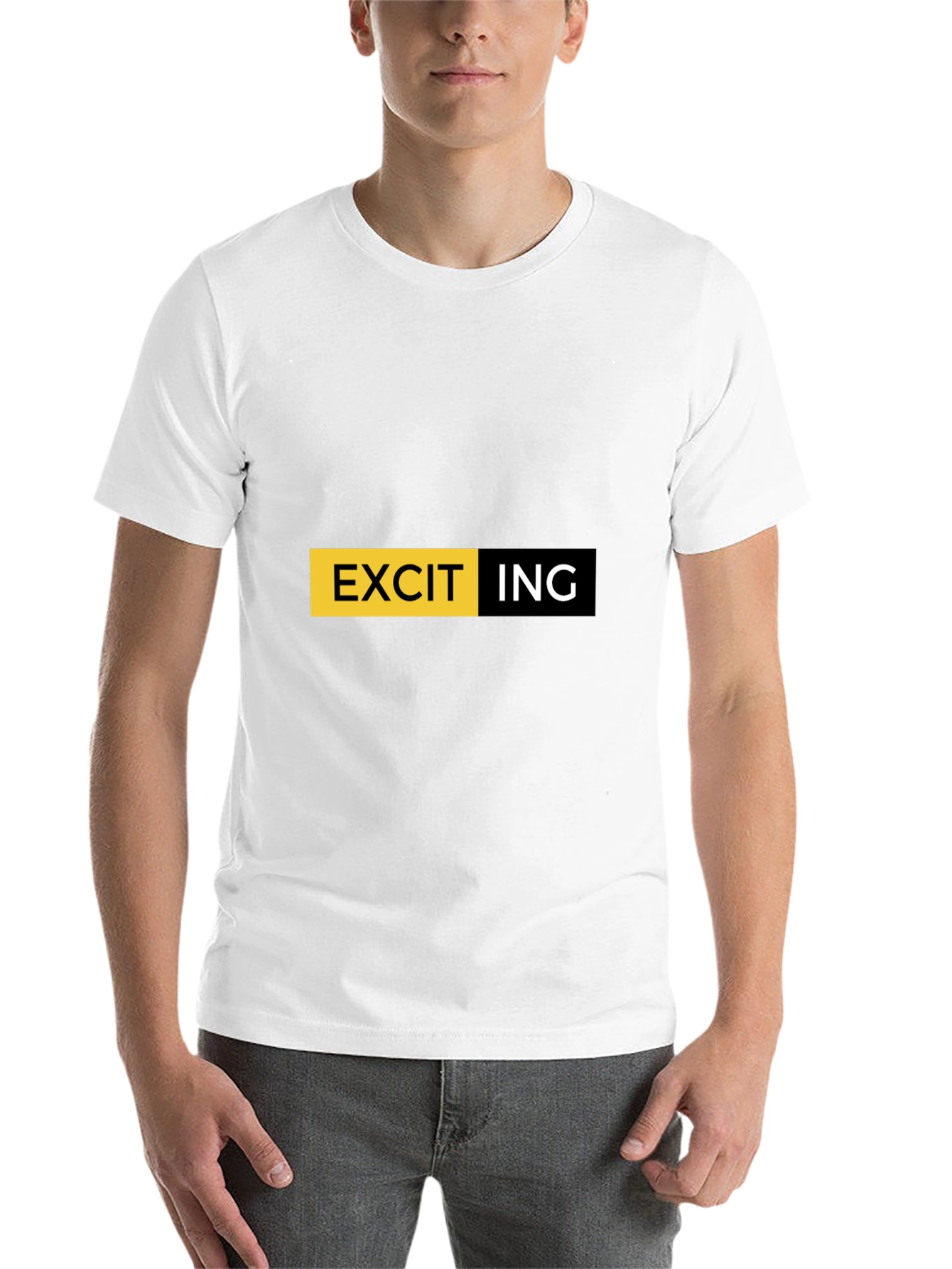 Black Exciting Graphic Print Crew Neck T-Shirt view 14