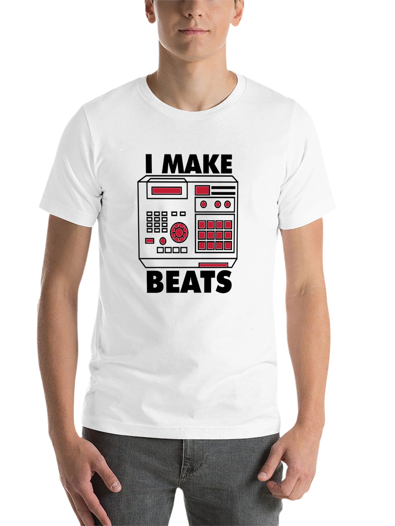 Black I Make Beats Graphic T-Shirt view 14