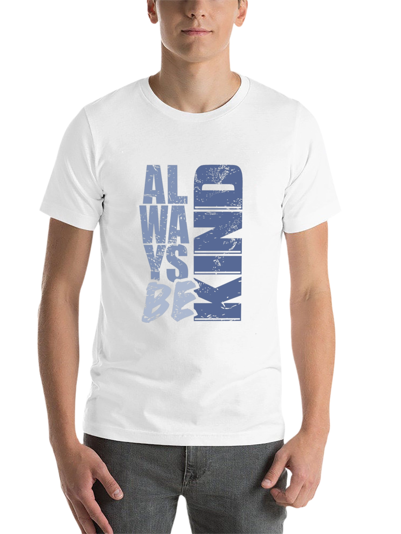 Black Always Be Kind Graphic Tee - Stylish Comfort view 14