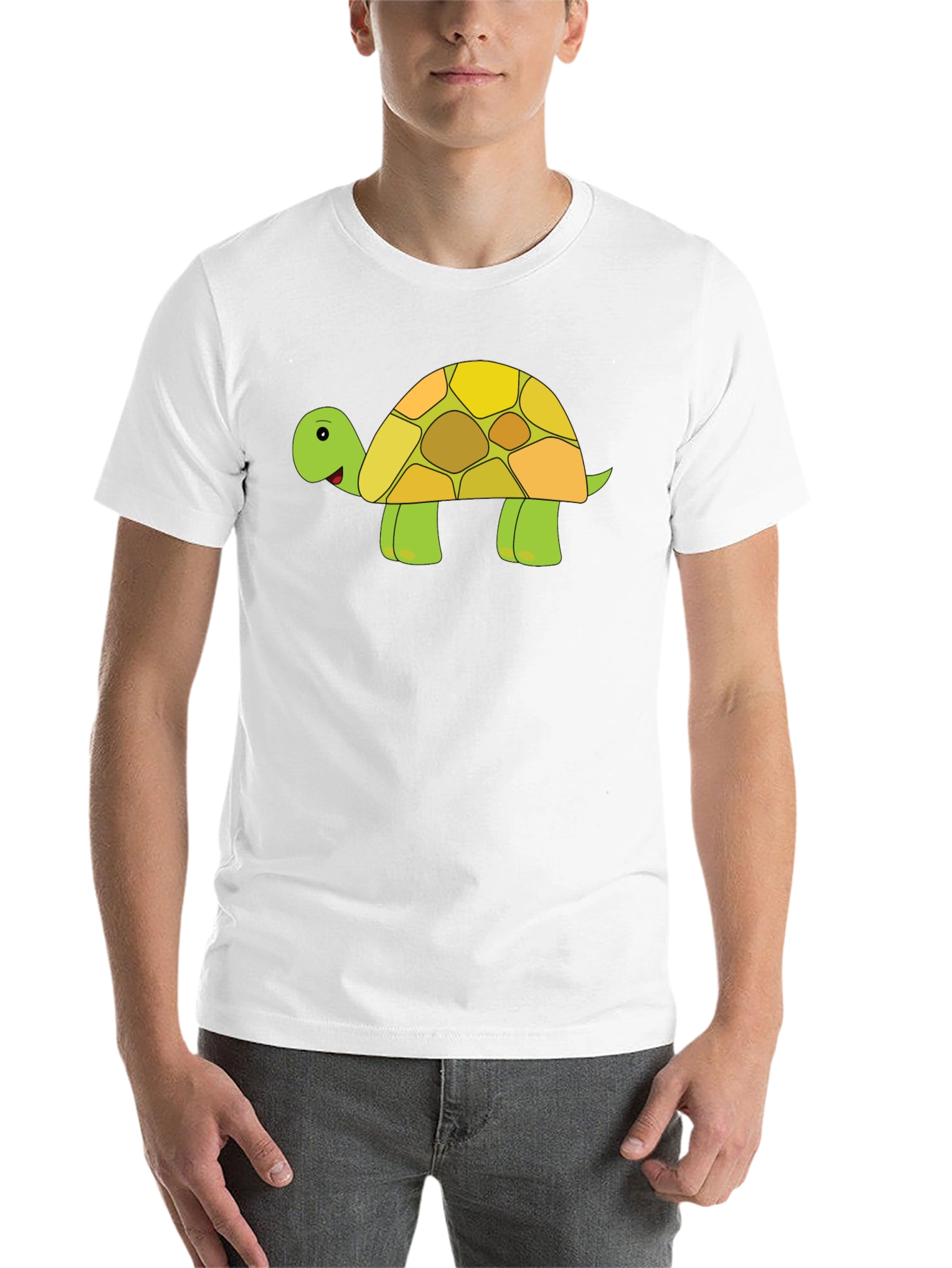Black Turtle Graphic Tee - Cute Animal T-Shirt view 14