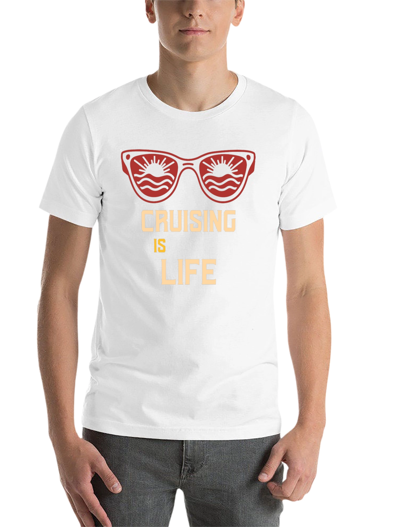 Black Cruising Is Life Graphic Tee view 14