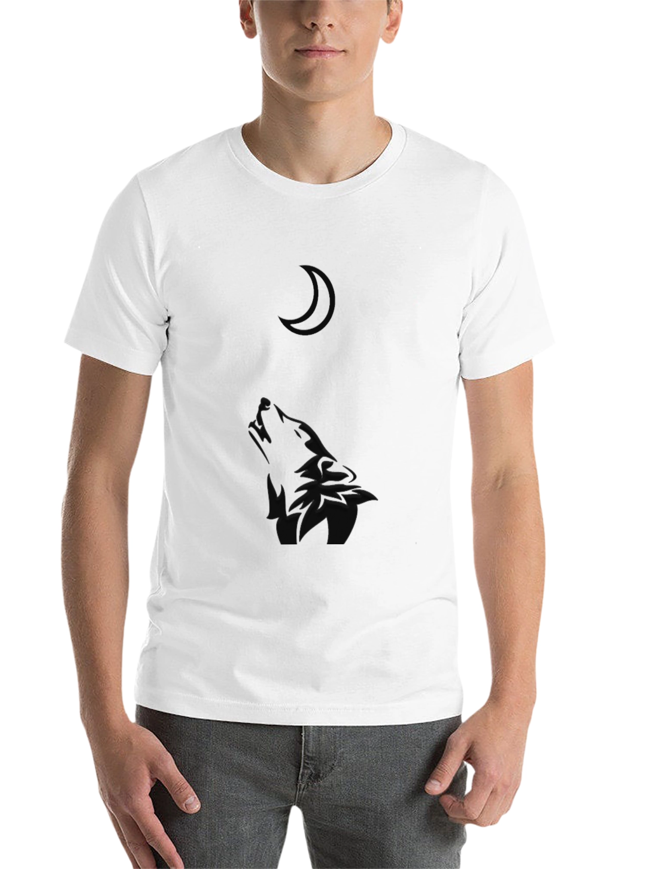 Black Midnight Howl Black T-Shirt view 14