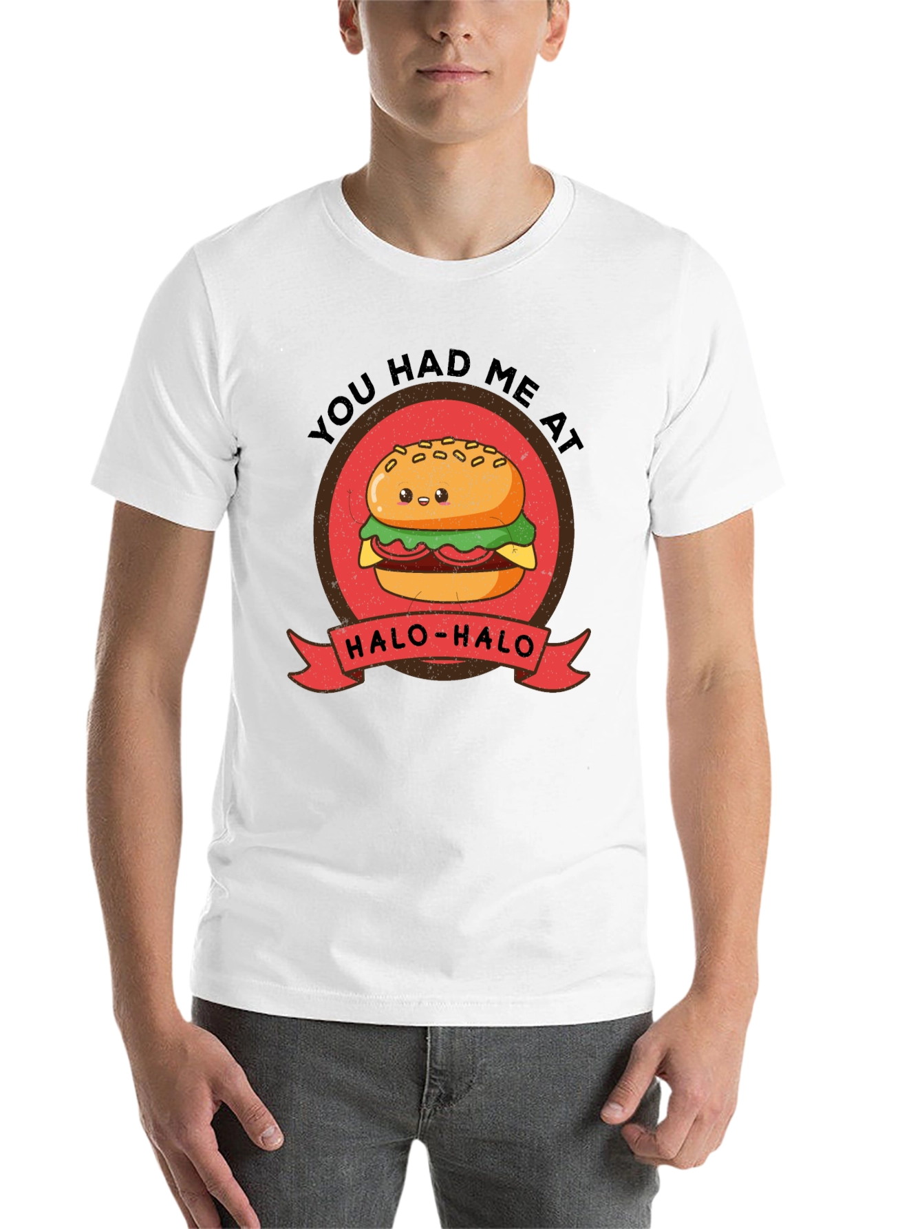 Black You Had Me At Halo-Halo T-Shirt - Funny Foodie Tee view 14