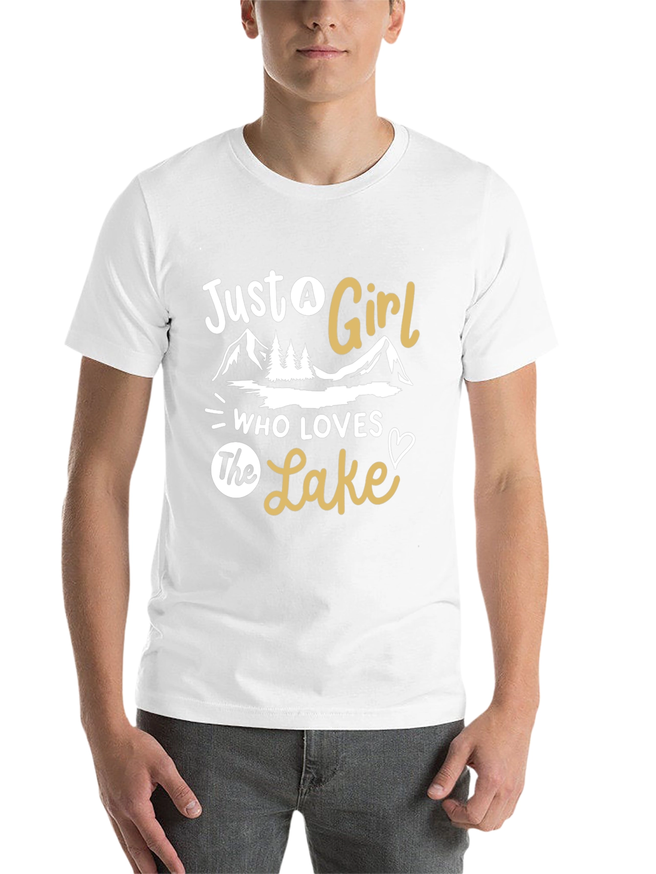 Black Lake Lover T-Shirt - Just A Girl Who Loves The Lake view 14