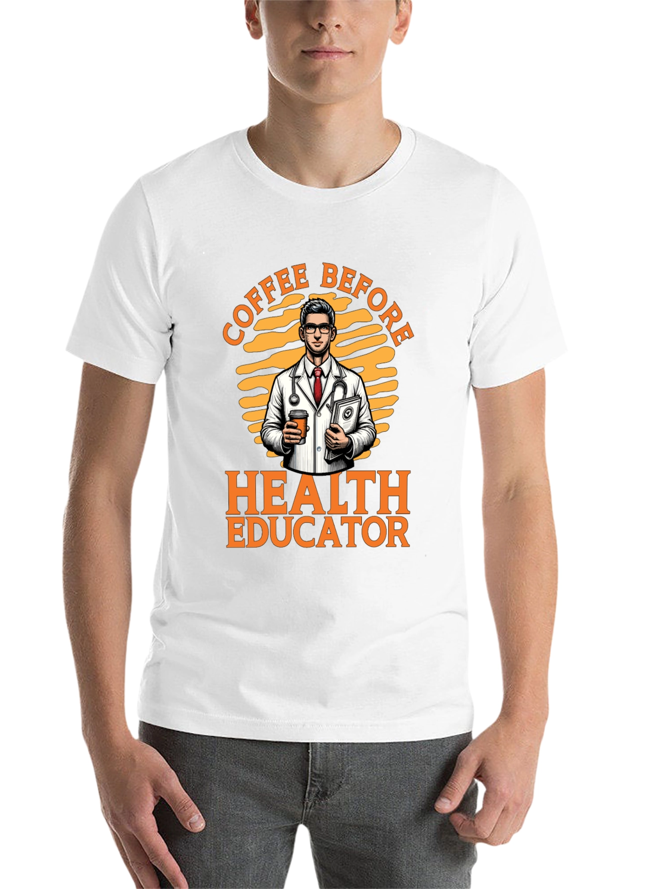 Coffee Before Health Educator T-Shirt - 14