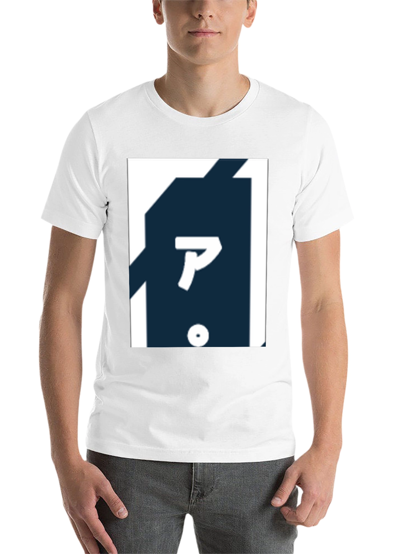 Black Graphic T-Shirt with Japanese Lettering view 14