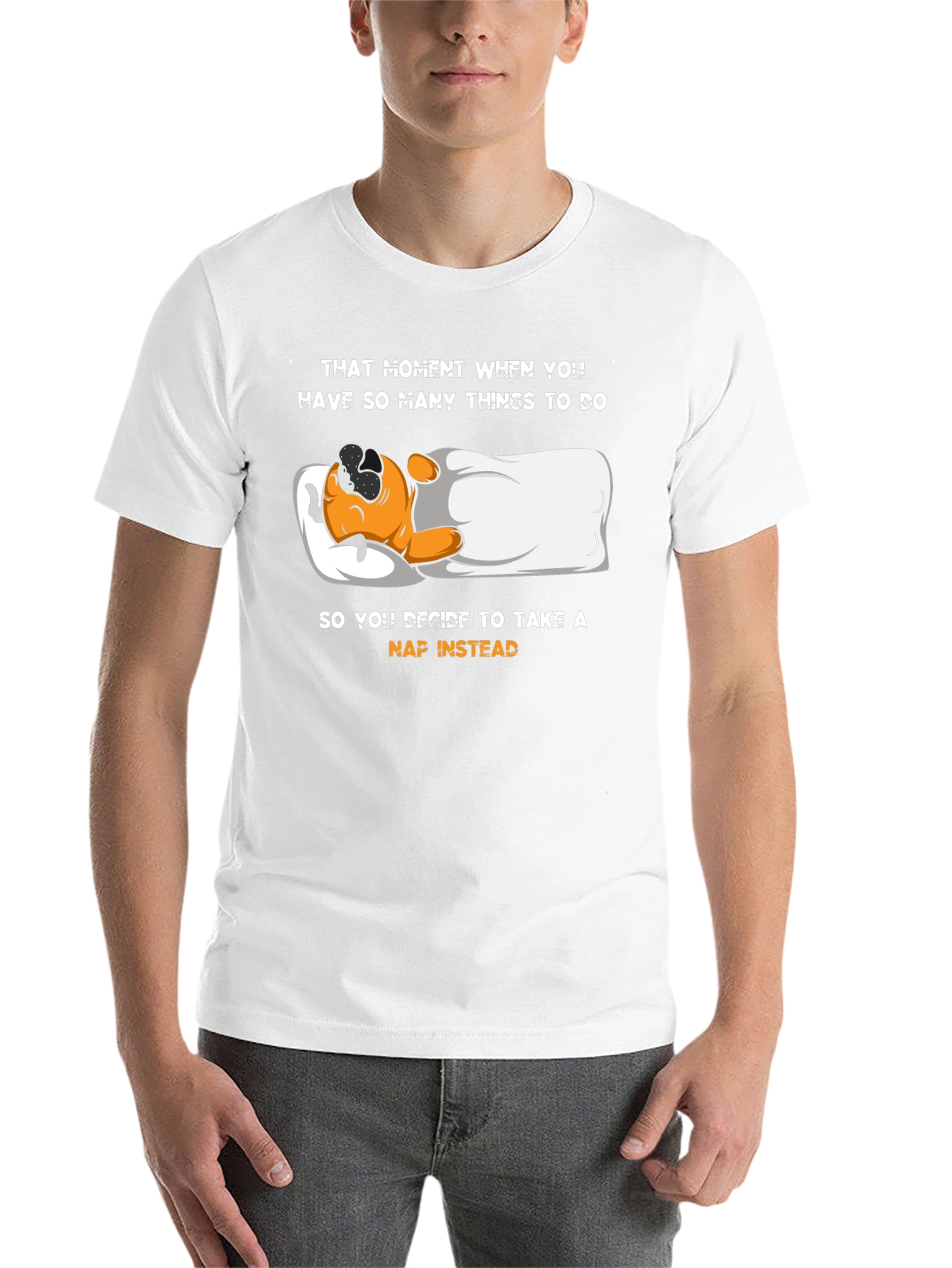 Black Funny Napping T-Shirt - When You Have Too Much To Do view 14