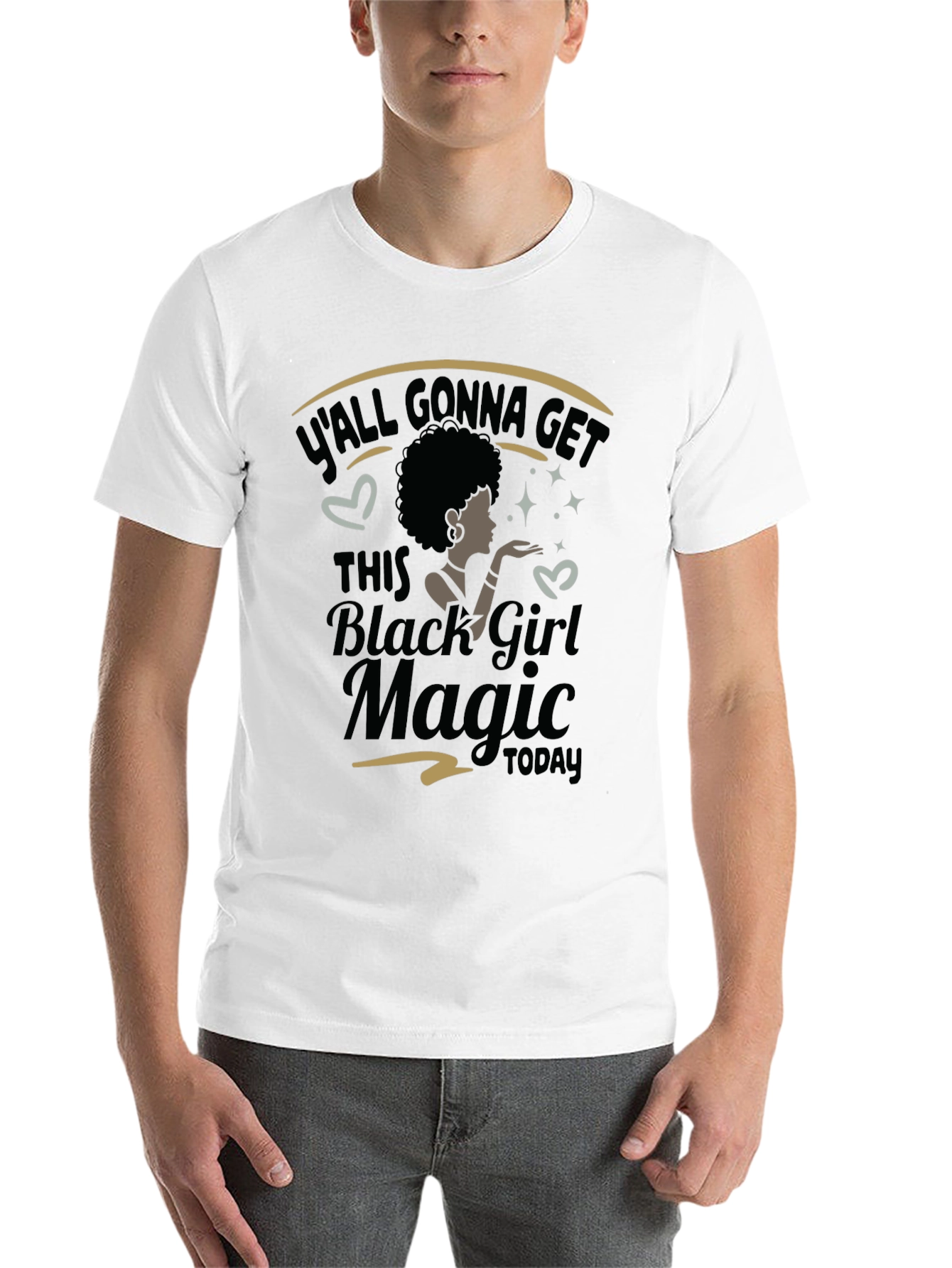 Black Black Girl Magic T-Shirt view 14