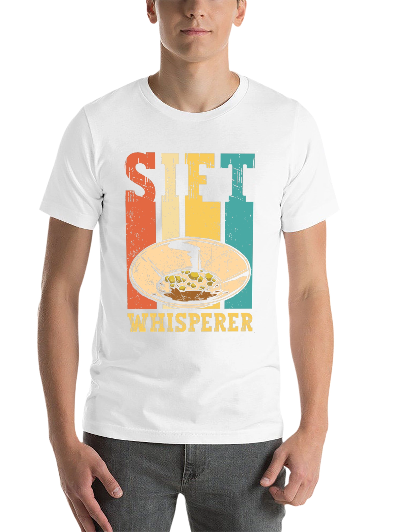 Black Sift Whisperer Retro T-Shirt - Baking Lover's Tee view 14