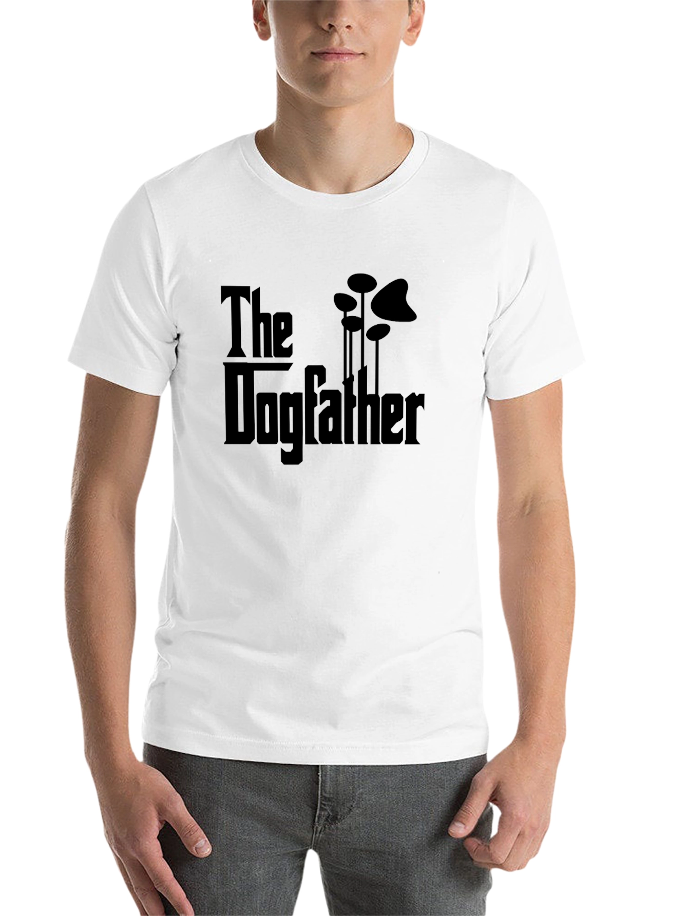 Black The Dogfather Black Graphic T-Shirt view 14