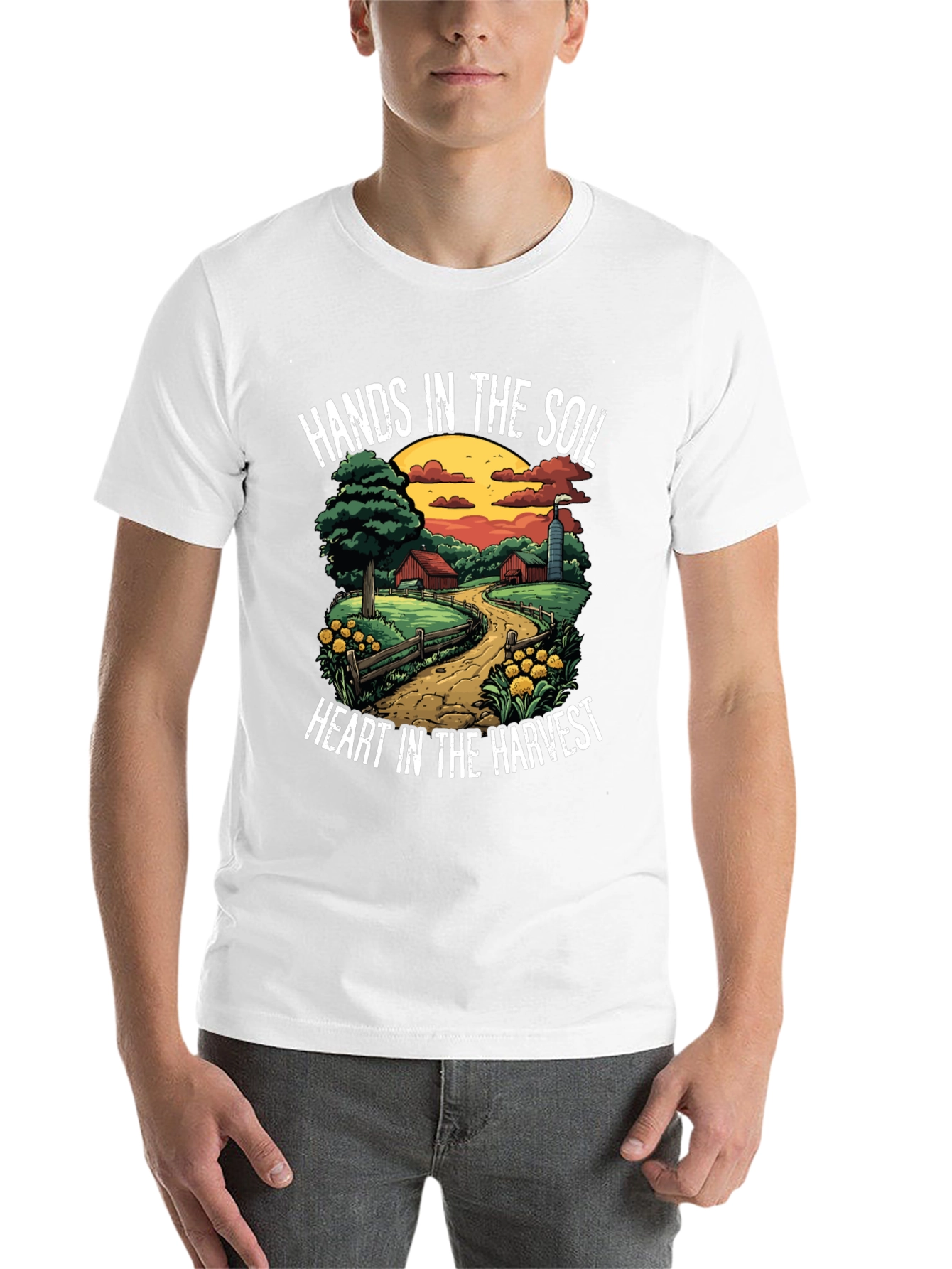 Hands in the Soil Farm Graphic Tee - 14