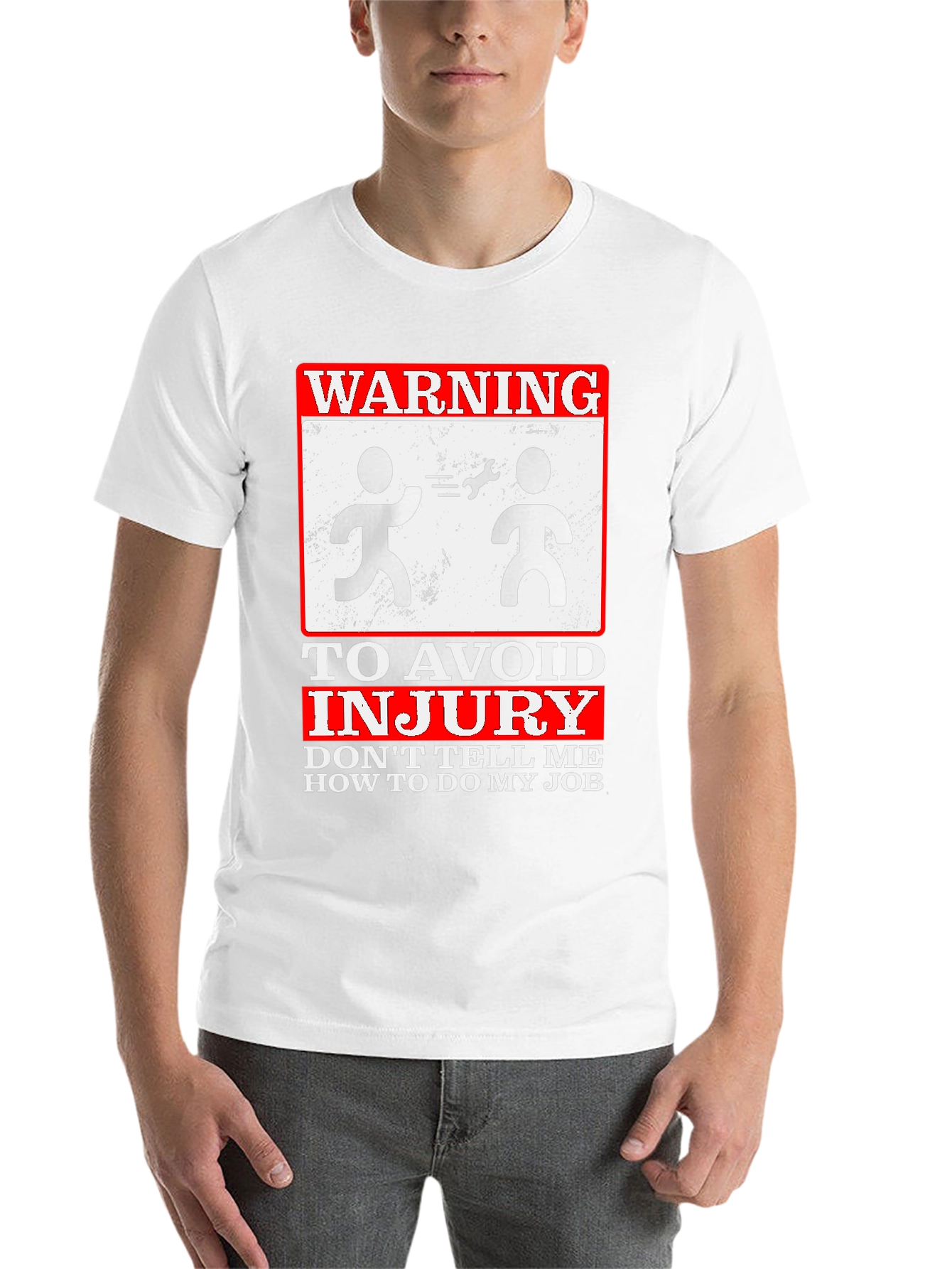 Black Warning Graphic Tee - Don't Tell Me How to Do My Job view 14