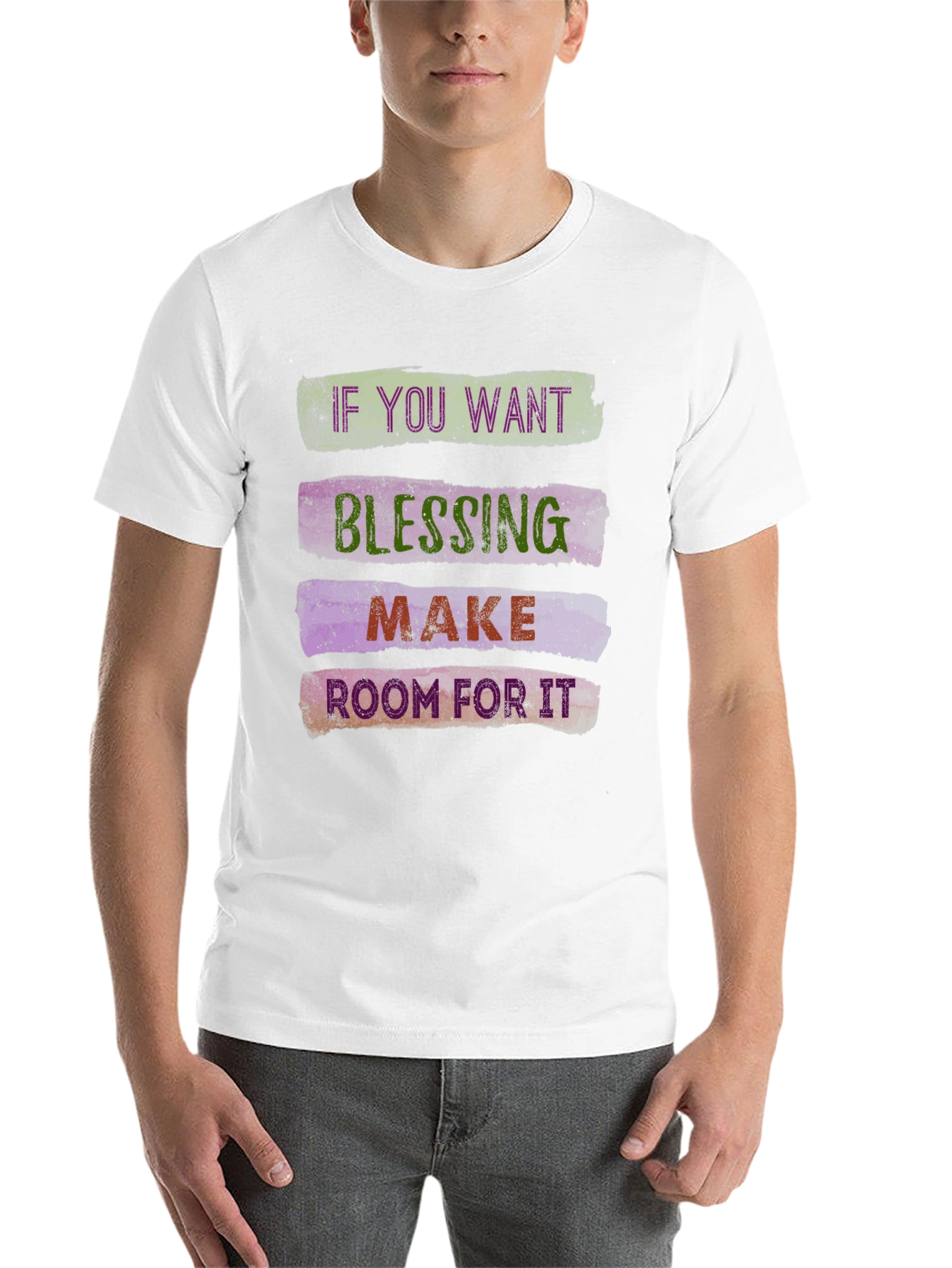 Black Blessing Graphic Tee - Make Room For It Shirt view 14