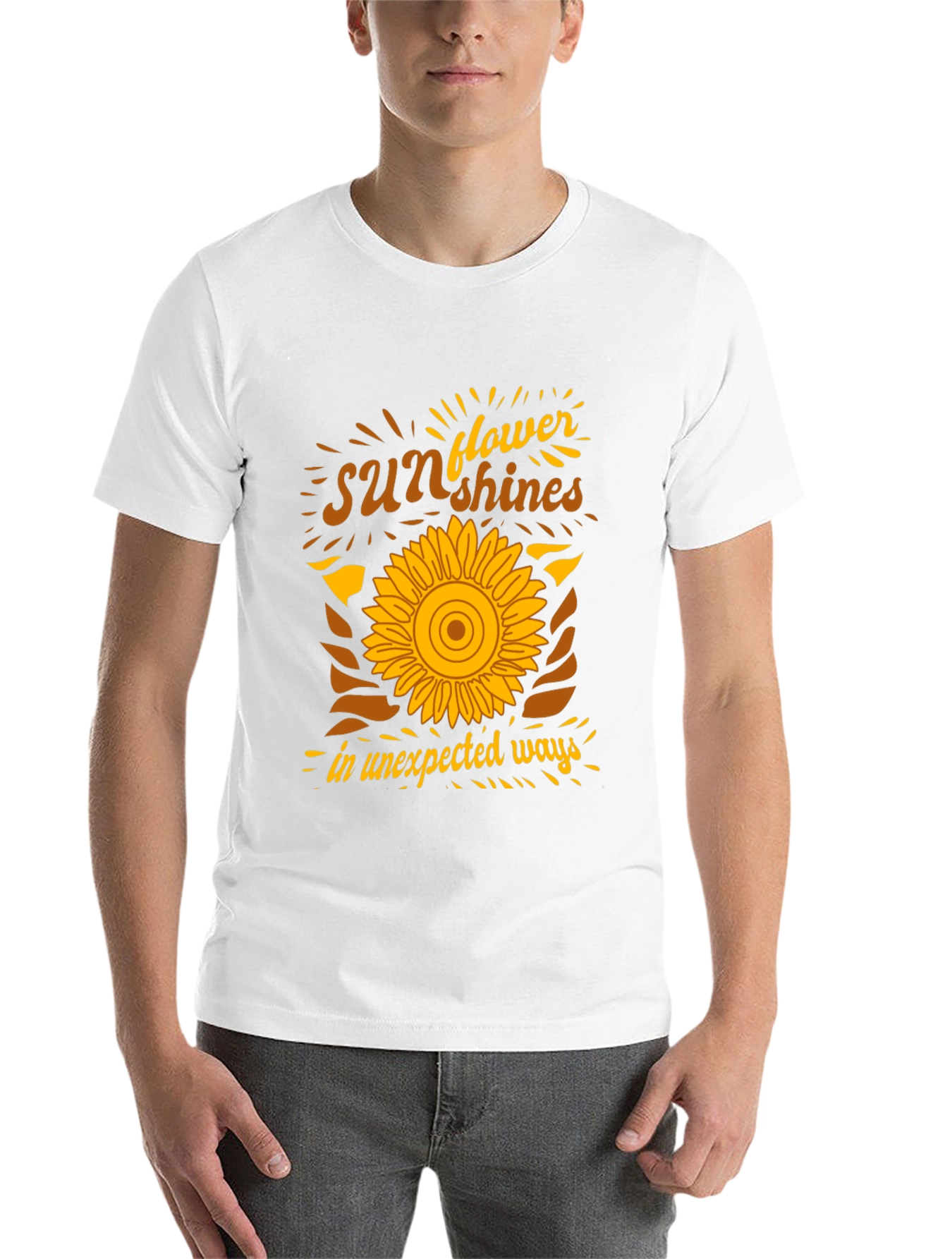 Black Sunflower Sunshines Graphic T-Shirt view 14