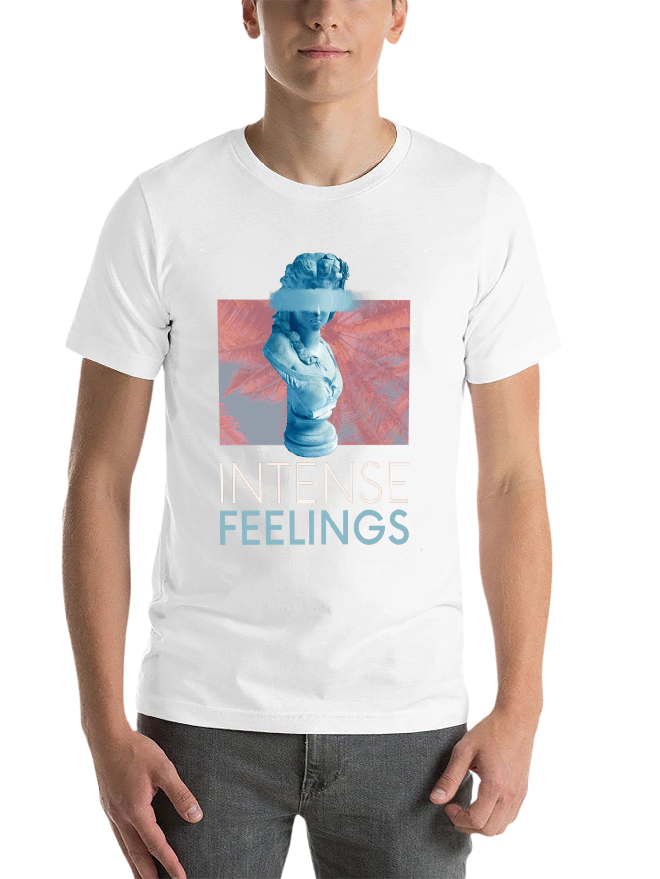 Black Intense Feelings Graphic Tee - Trendy Streetwear view 14