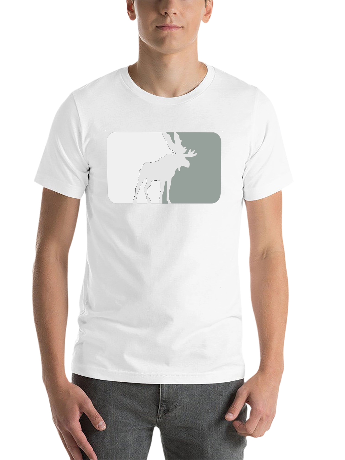 Black Moose Graphic Tee - Stylish Black T-Shirt view 14