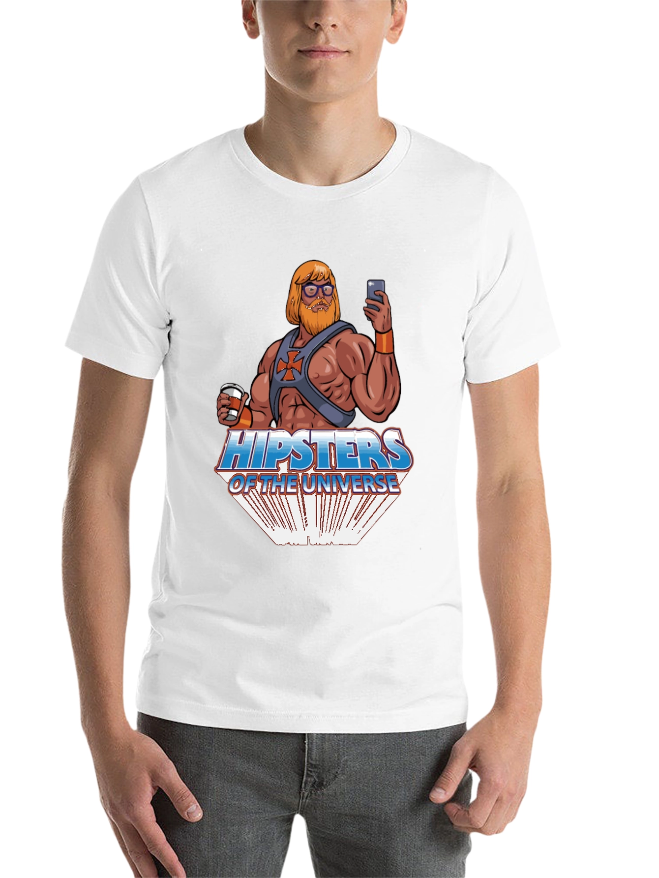 Black Hipsters of the Universe Graphic Tee view 14