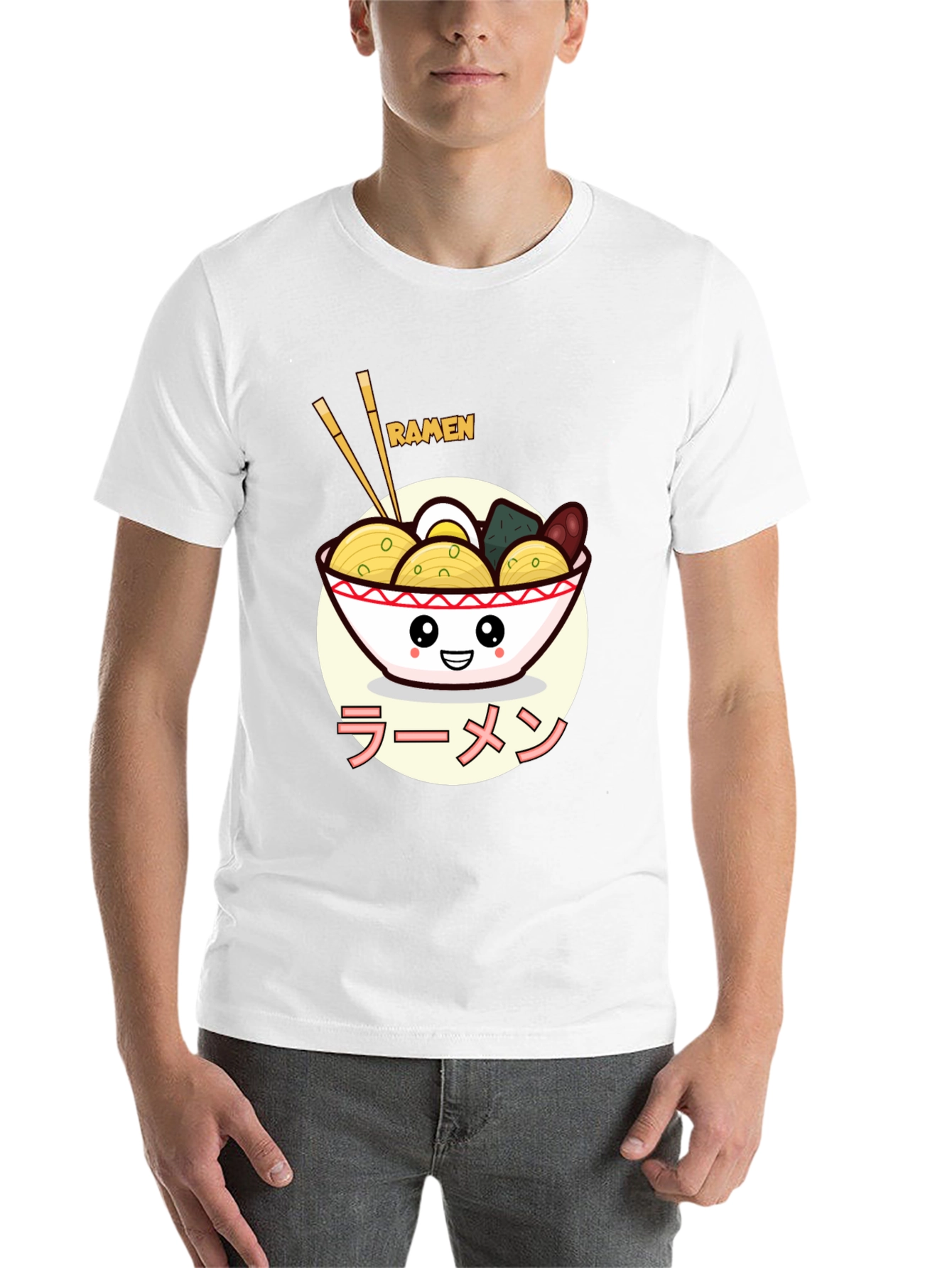 Ramen Bowl Graphic Tee - Cute Anime Food T-Shirt - 14