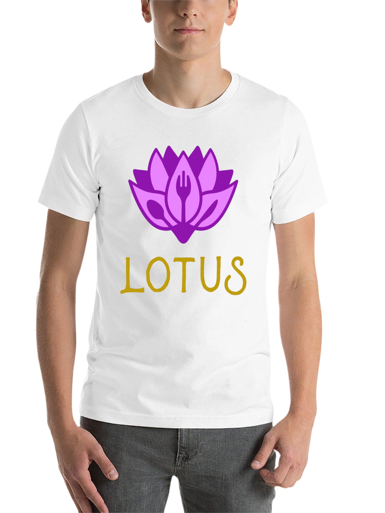 Black Lotus Restaurant T-Shirt - Black Cotton Blend view 14