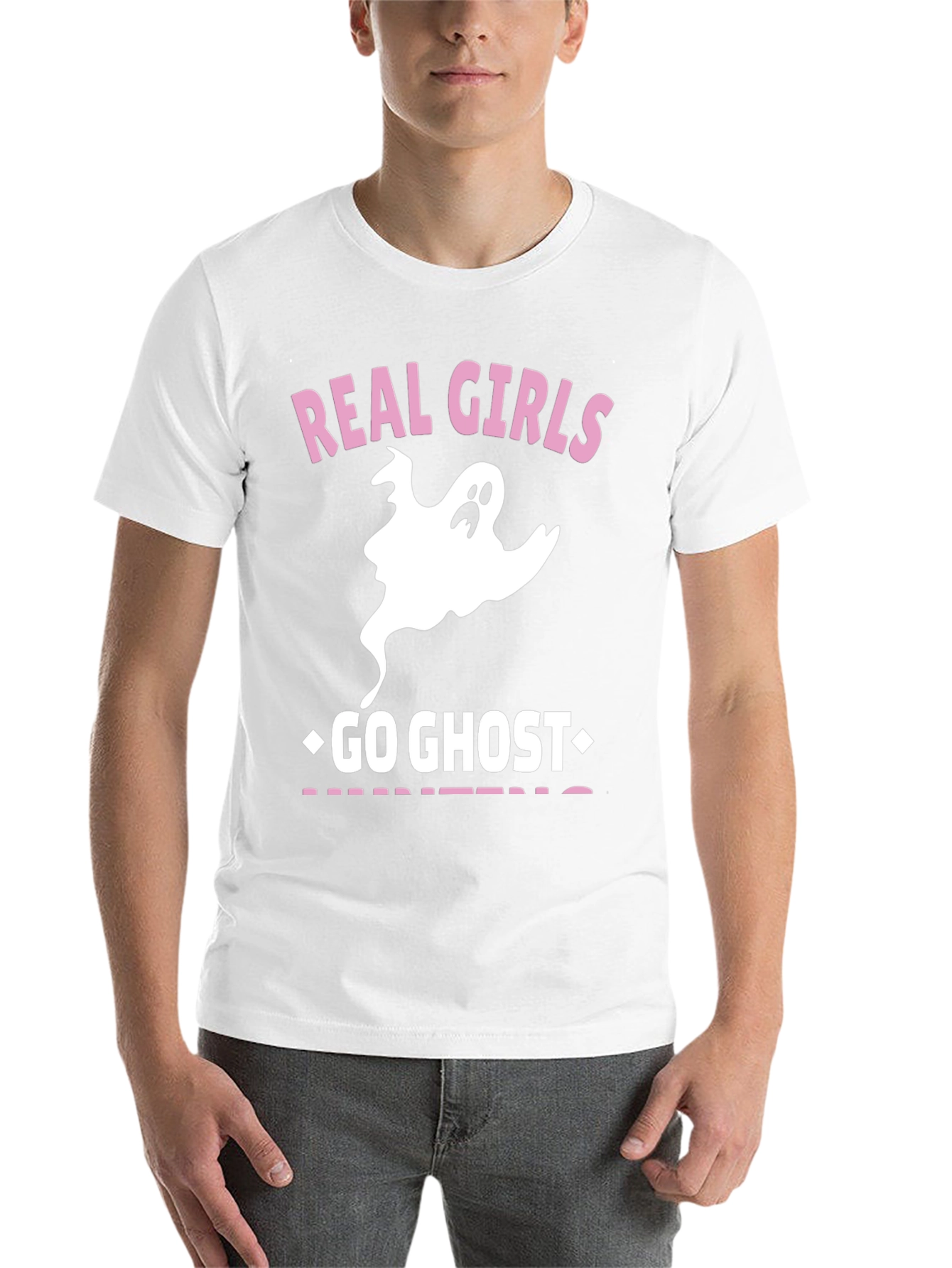 Black Real Girls Go Ghost Hunting T-Shirt view 14