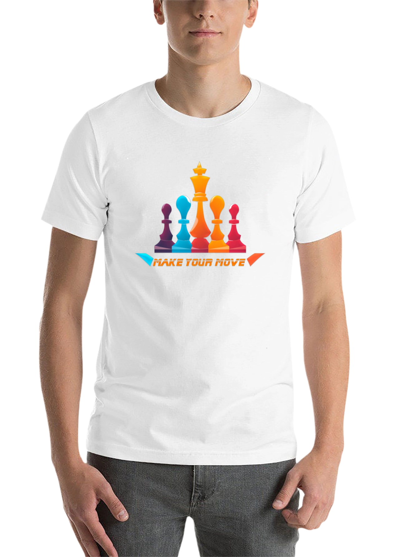Black Make Your Move Chess Graphic T-Shirt view 14
