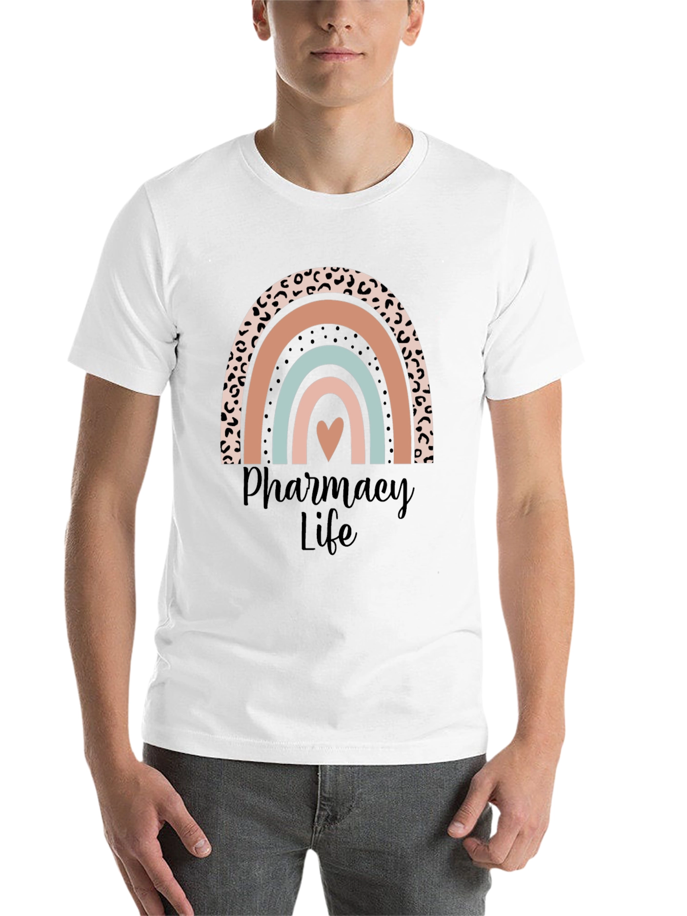 Black Pharmacy Life Rainbow Graphic Tee view 14