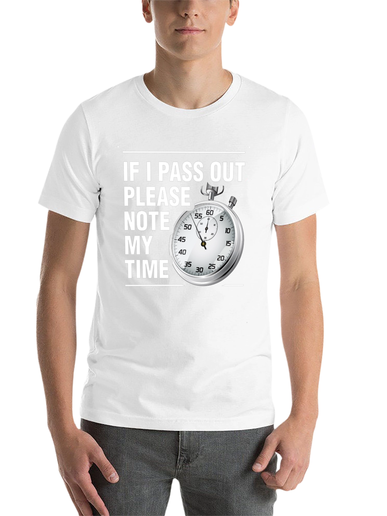 Black If I Pass Out Note My Time Funny T-Shirt view 14