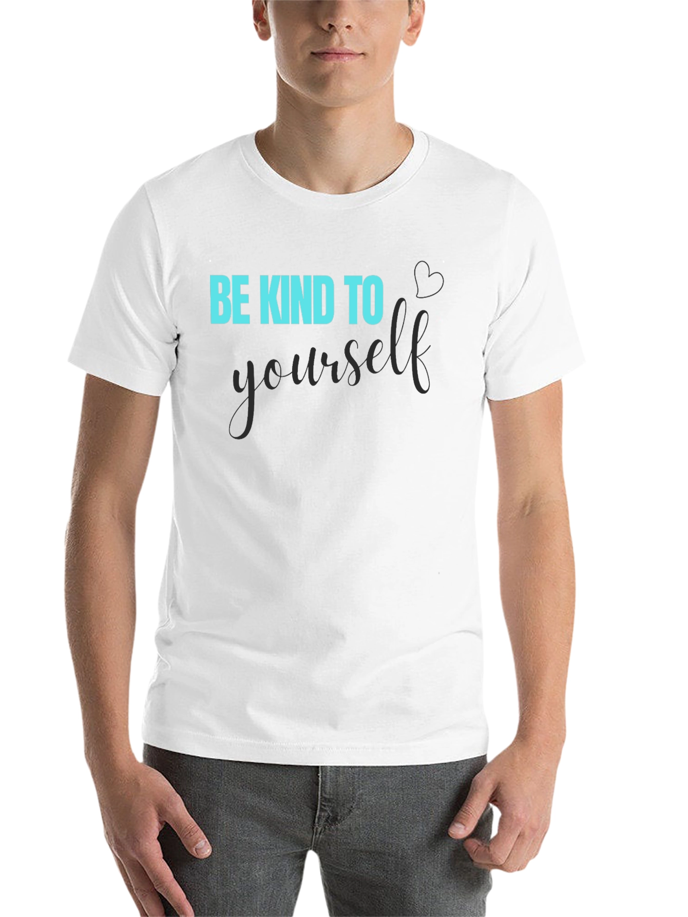 Black Be Kind To Yourself Black Graphic Tee view 14