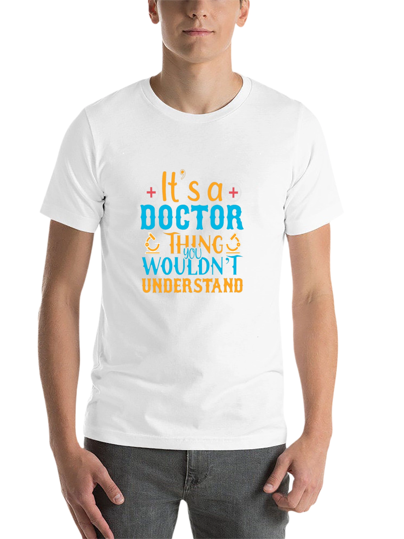 Black Doctor Thing T-Shirt - Medical Profession Apparel view 14