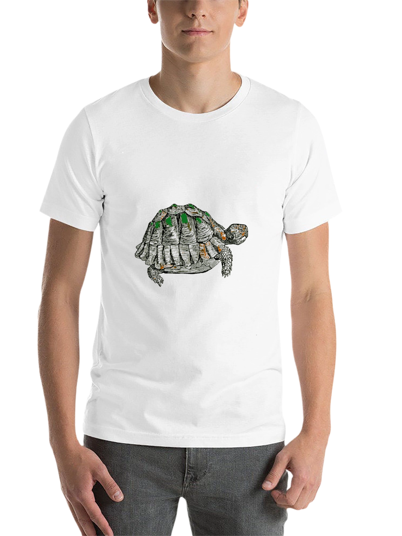 Black Turtle Graphic Tee - Stylish Black Cotton Blend view 14