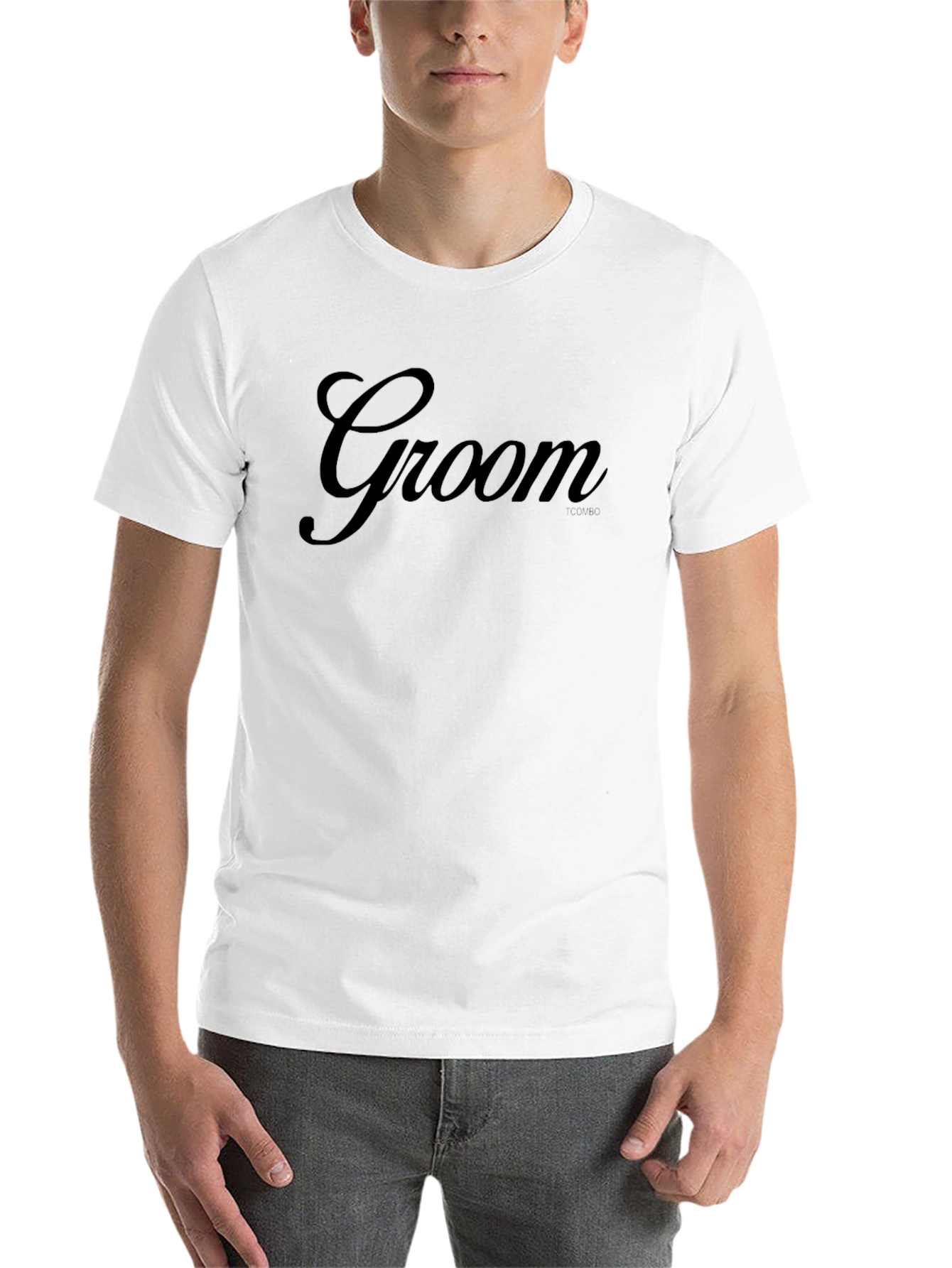 Groom Script T-Shirt - Wedding Day Apparel - 14