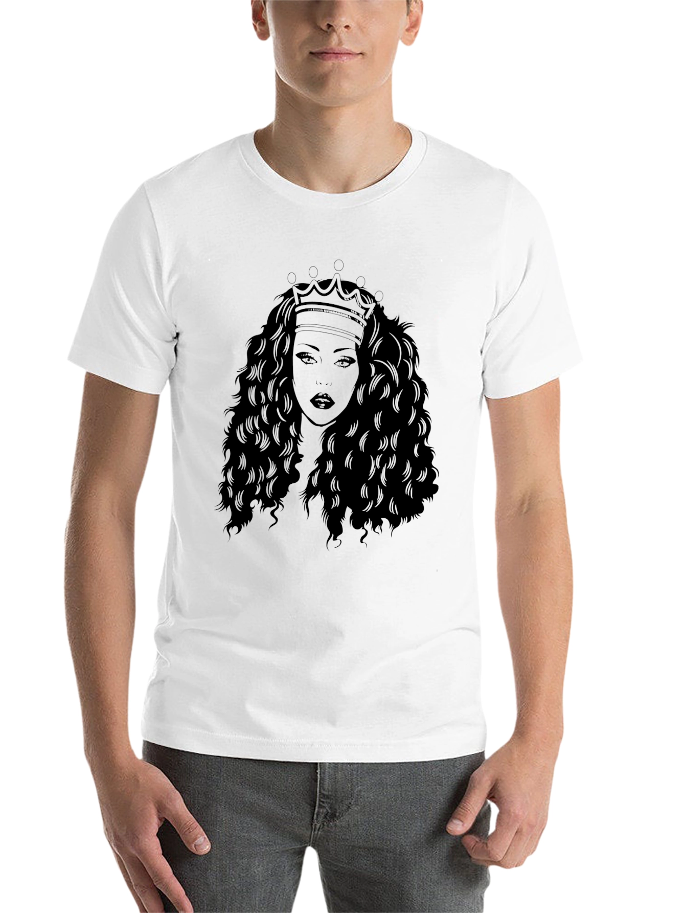 Black Queen Graphic T-Shirt - Stylish Black Tee view 14