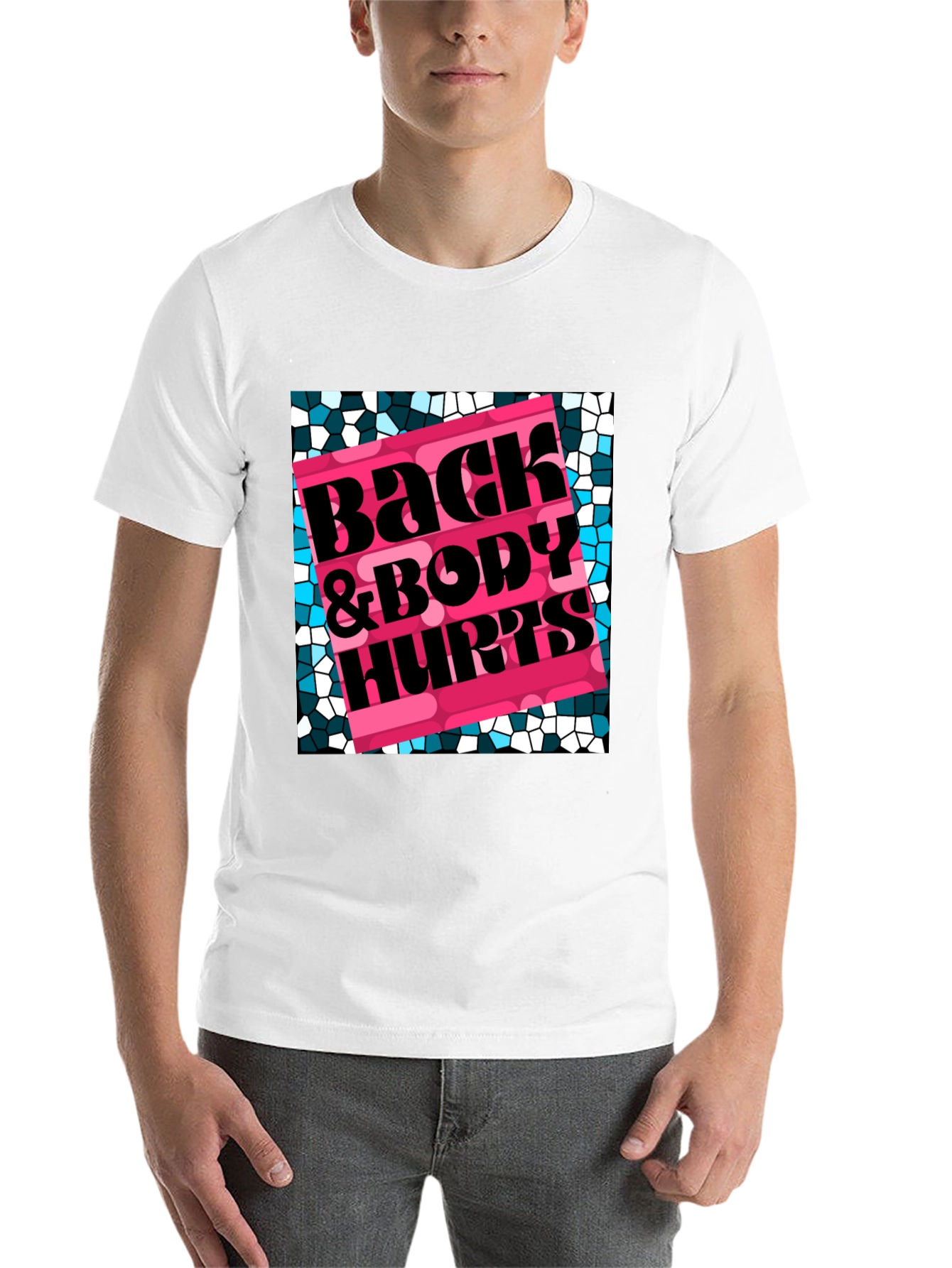 Black Back & Body Hurts Graphic T-Shirt view 14