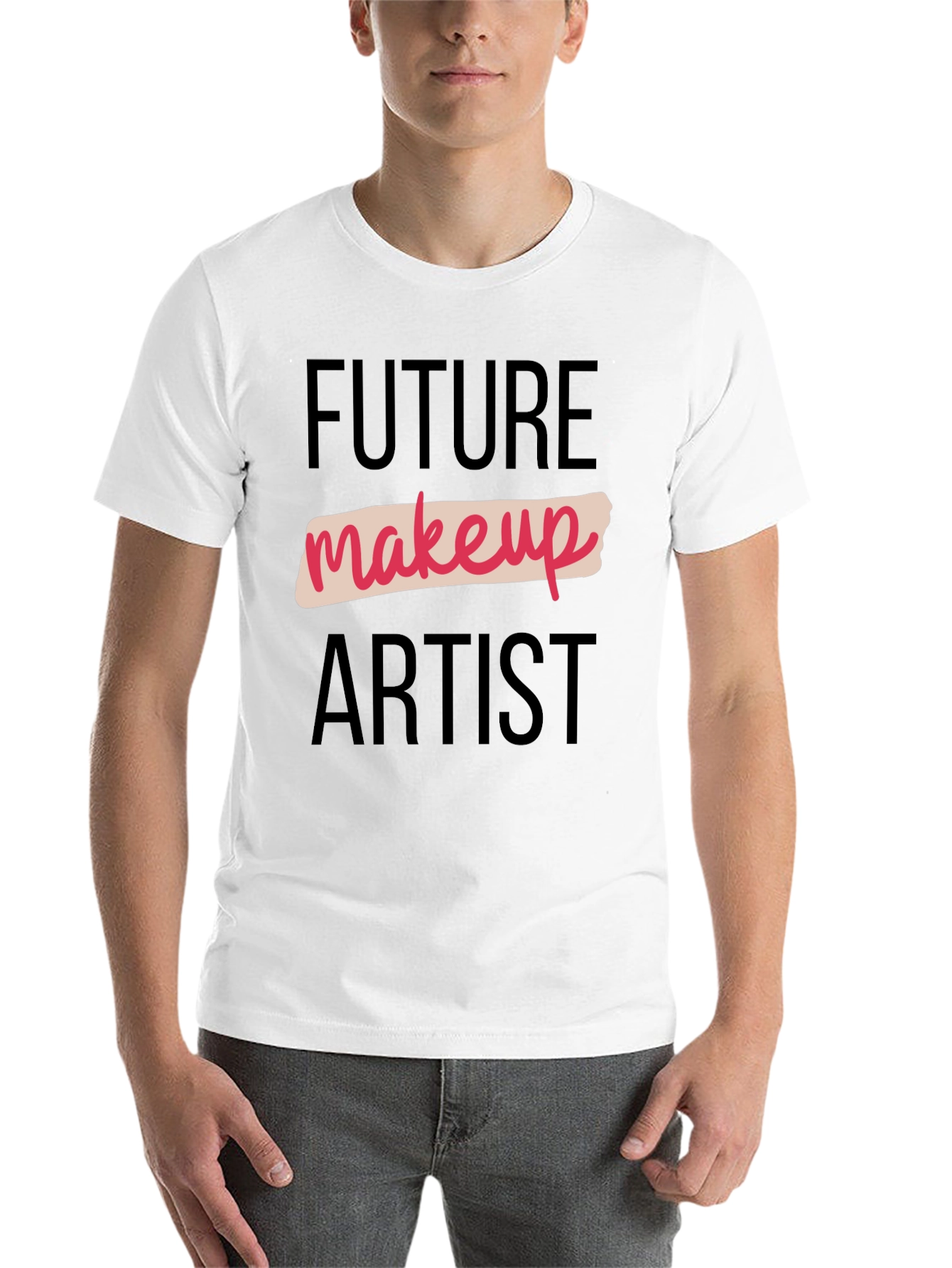 Black Future Makeup Artist Black Graphic Tee view 14