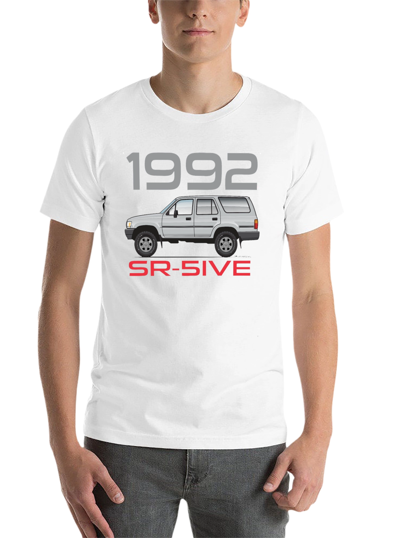 Black 1992 SR-5IVE Truck T-Shirt view 14