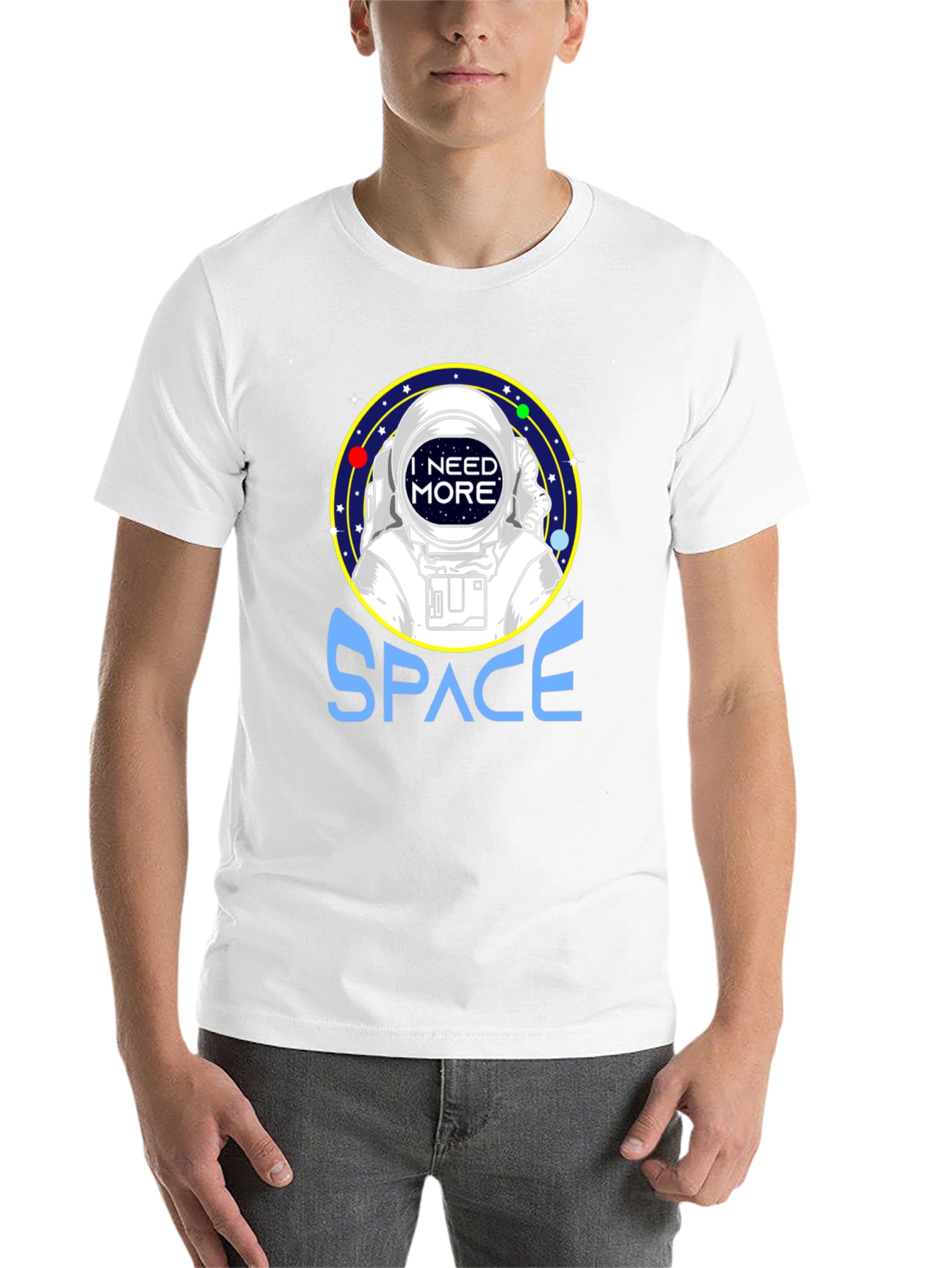 I Need More Space Astronaut Graphic T-Shirt - 14