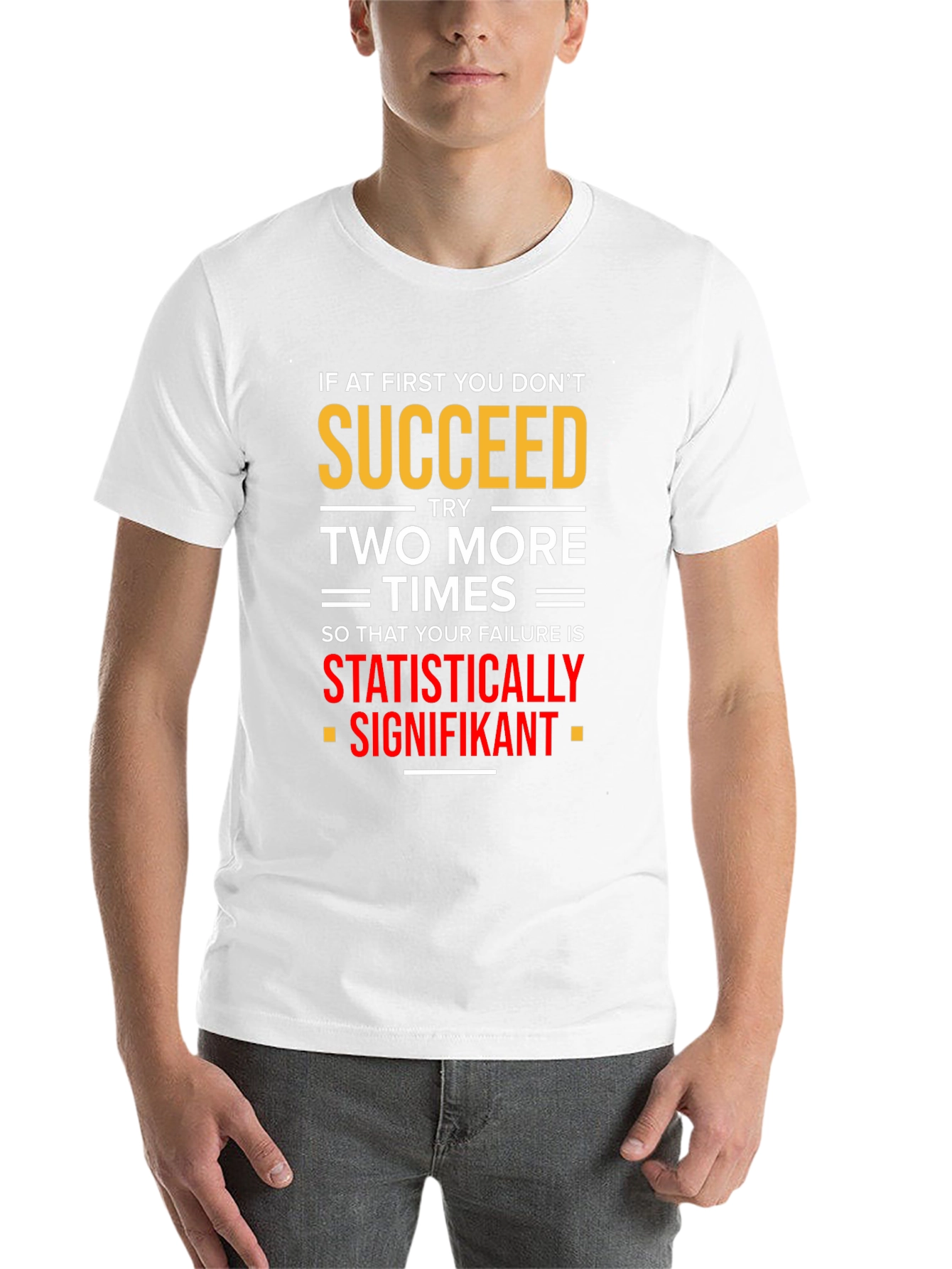 Black Statistically Signifikant Humor T-Shirt view 14