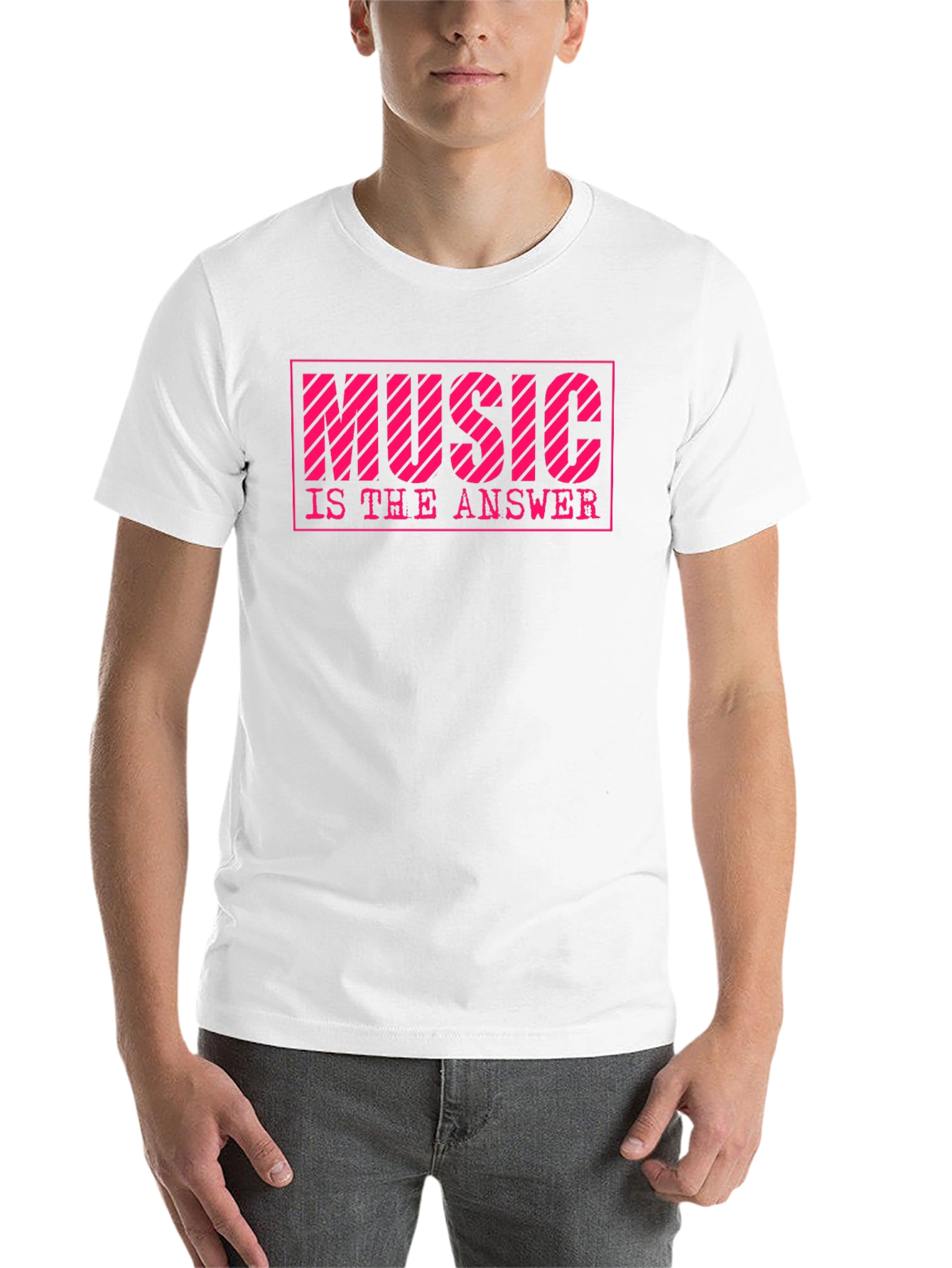Black Music is the Answer Graphic T-Shirt view 14
