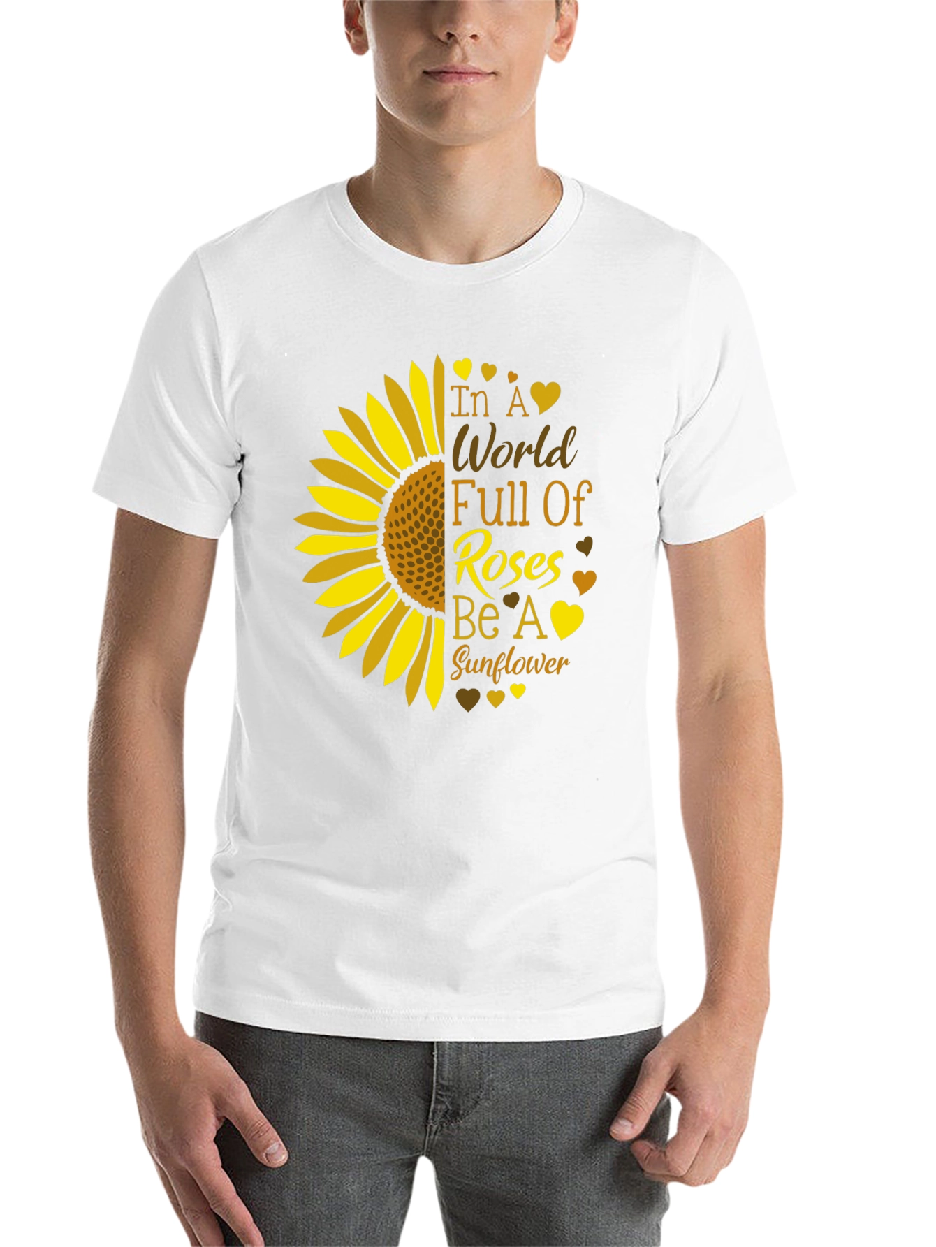 Black Sunflower Graphic Tee - Be a Sunflower! view 14