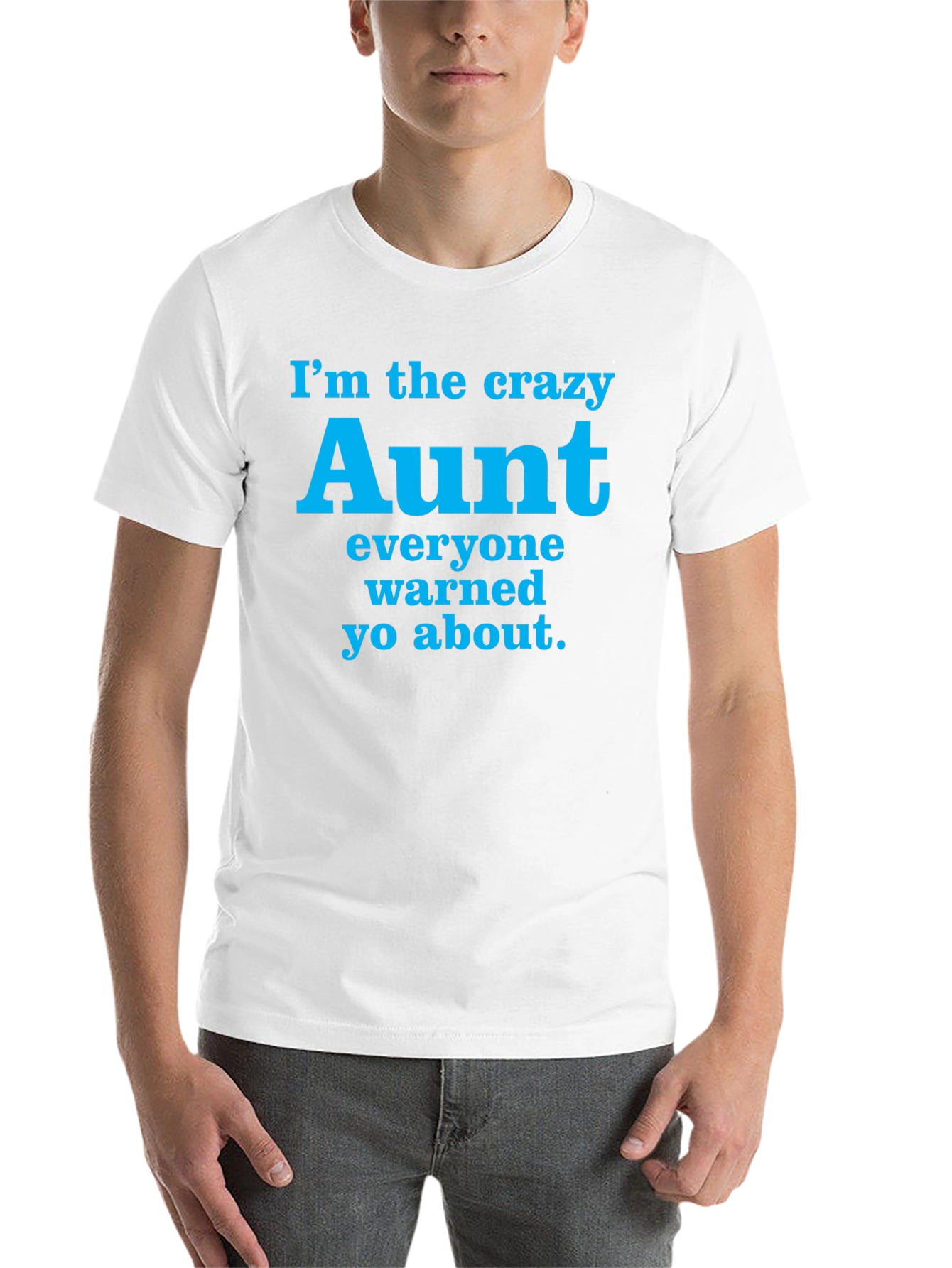 Black Crazy Aunt T-Shirt - Funny Aunt Gift Tee view 14