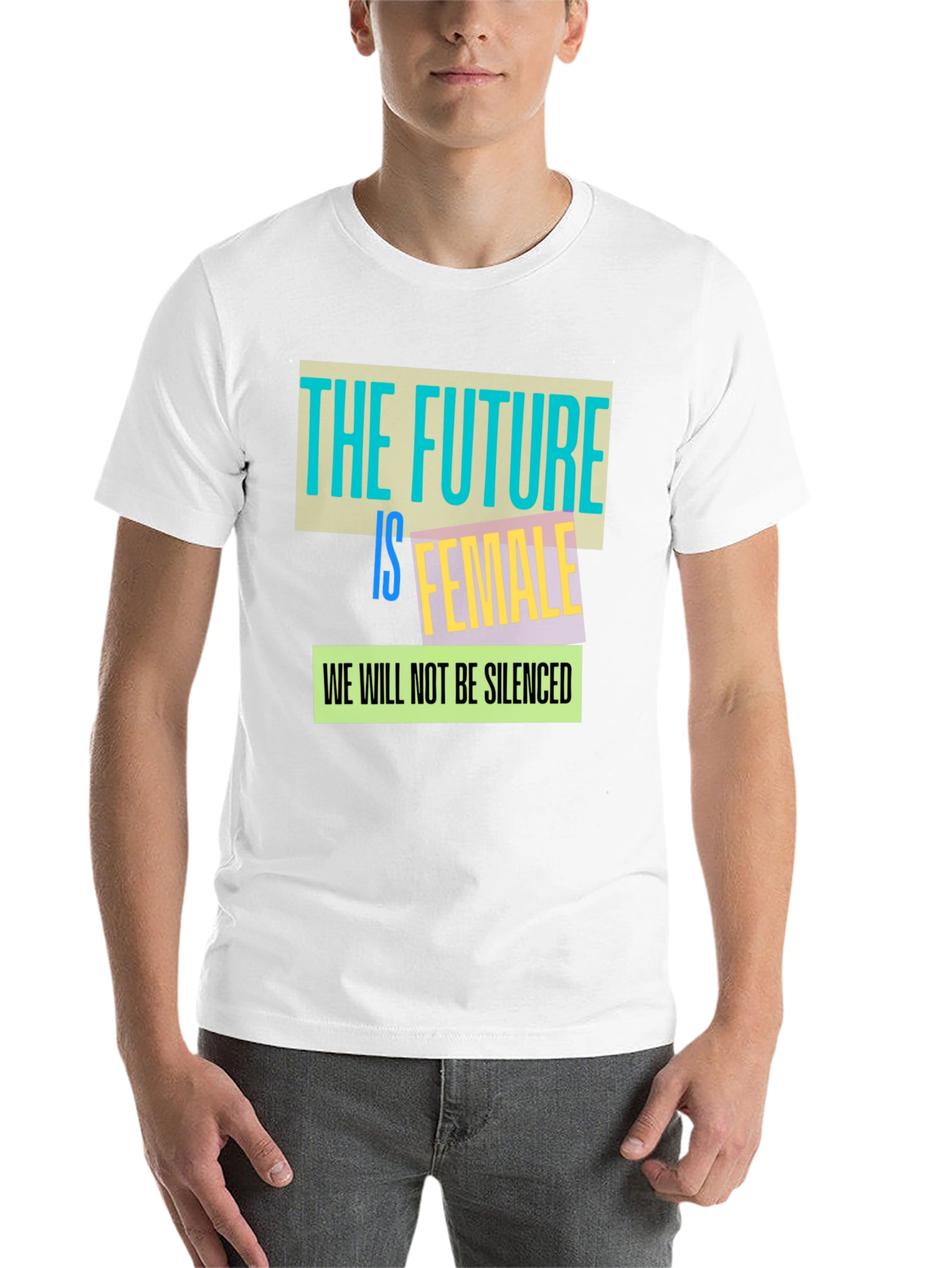 Black The Future Is Female Graphic Tee view 14
