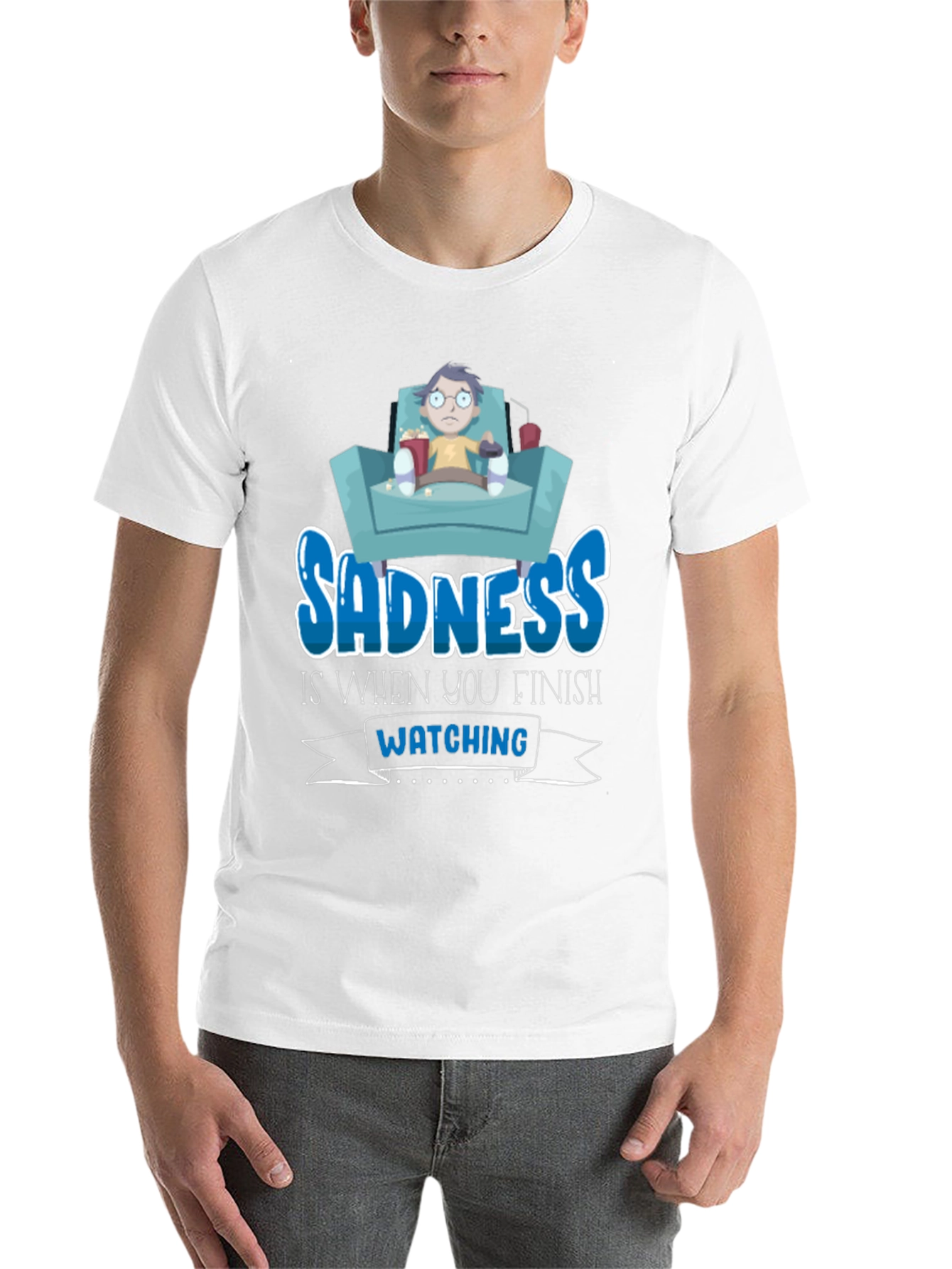 Black Sadness is When You Finish Watching T-Shirt view 14