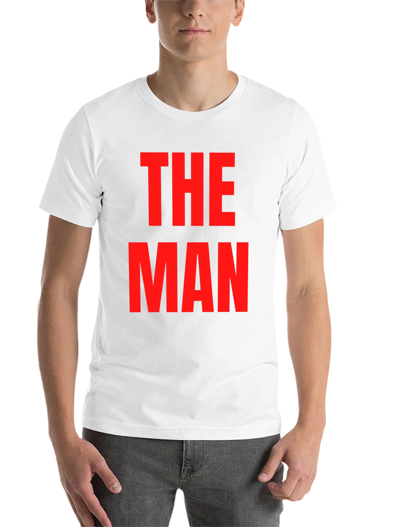 Black The Man Graphic Tee - Bold Statement Shirt view 14