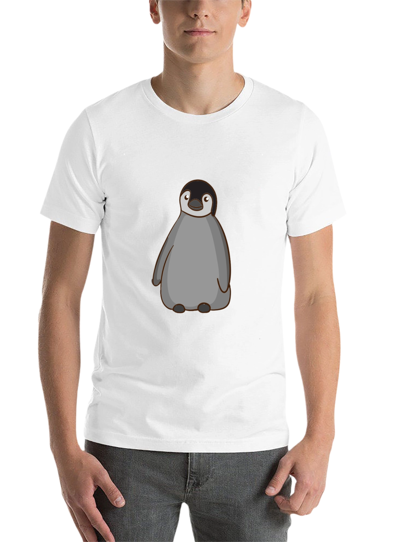 Black Penguin Graphic Black T-Shirt view 14