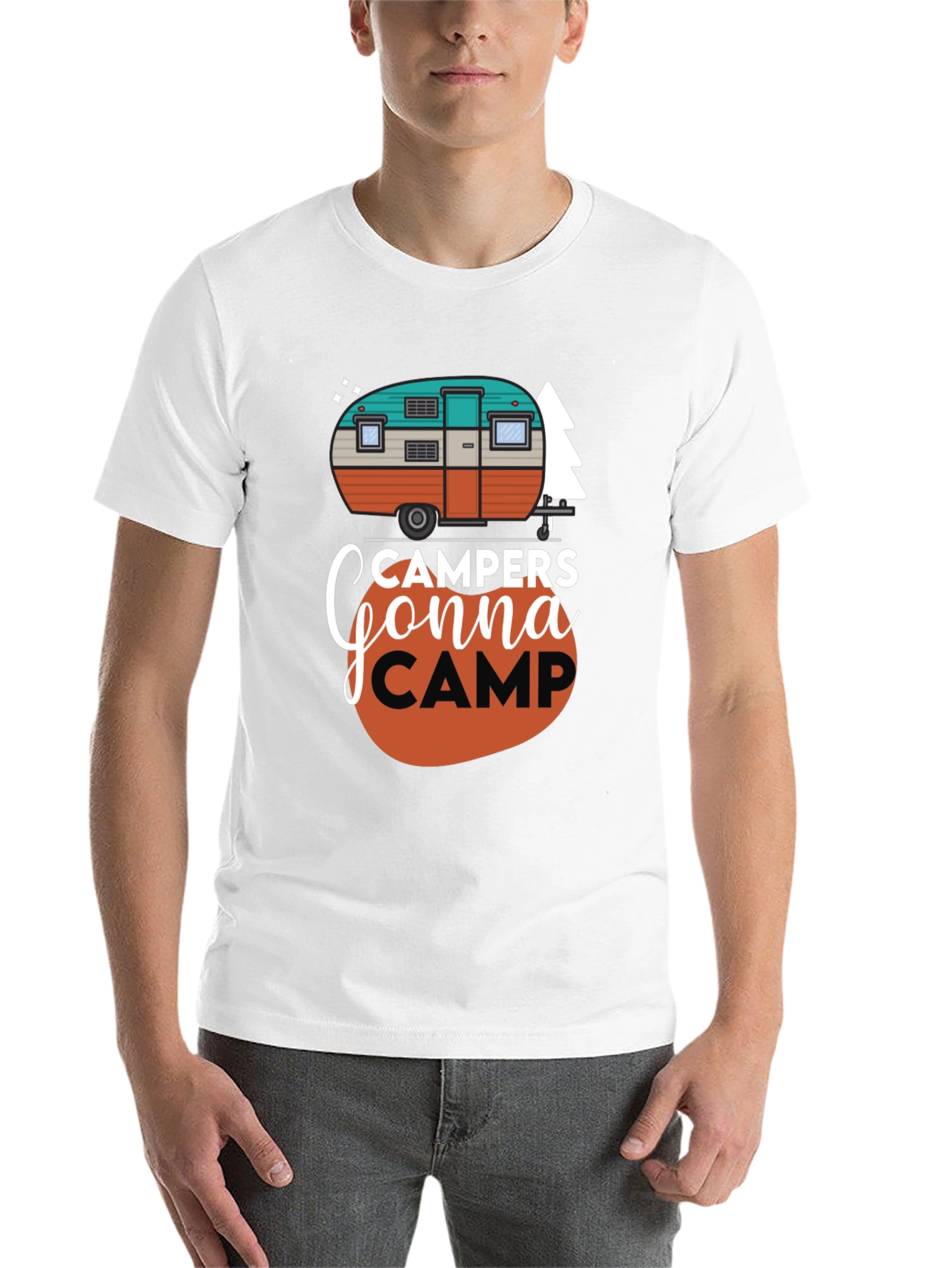 Black Campers Gonna Camp Graphic Tee view 14